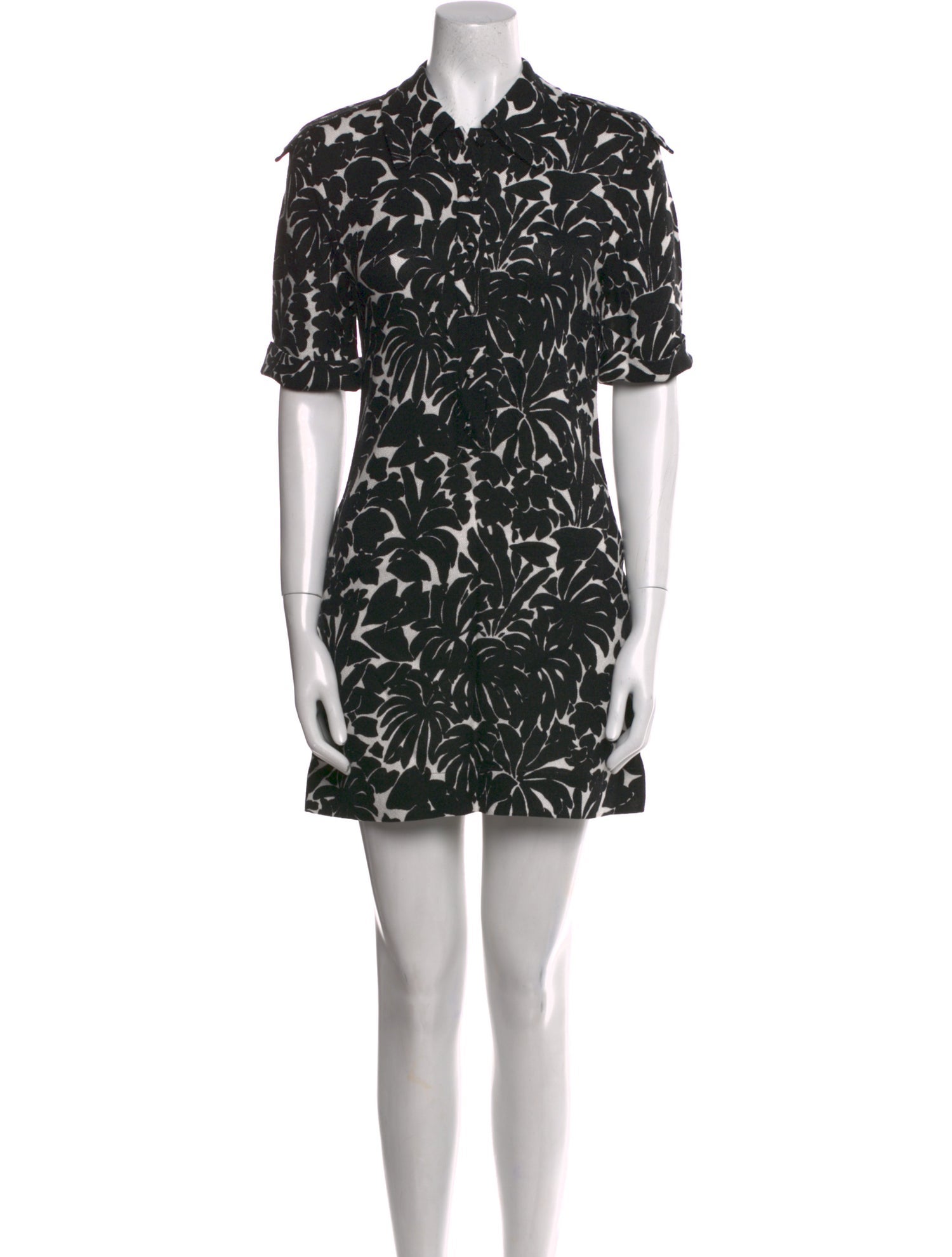 Saint Laurent Printed Mini Dress
