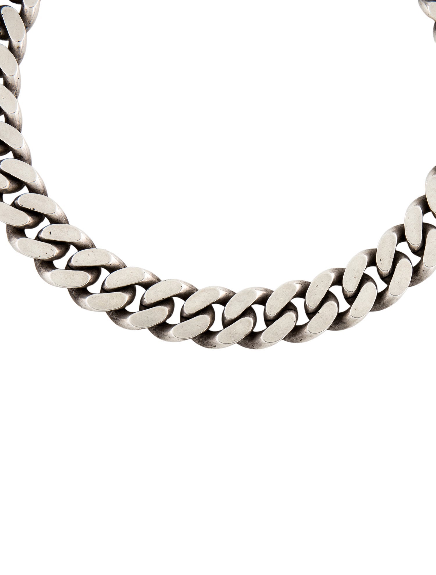 Saint Laurent Gourmette Chain Collar Necklace