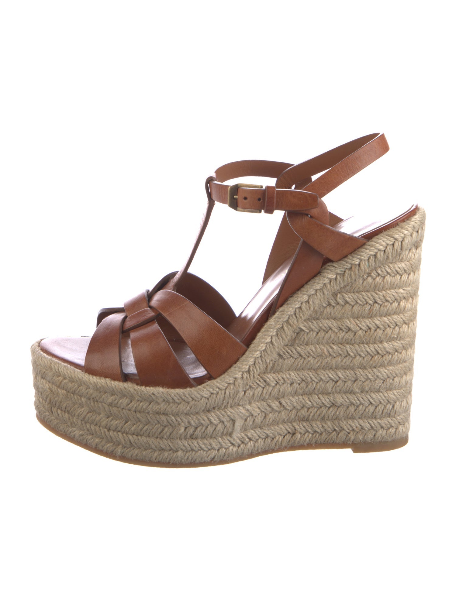 Saint Laurent Leather Espadrilles