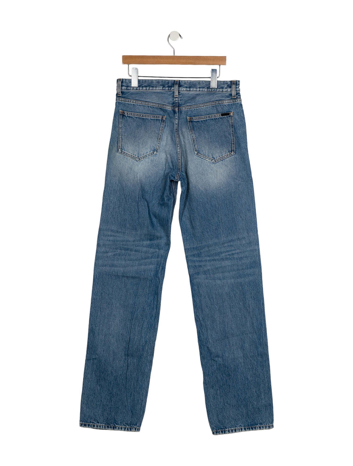 Saint Laurent High-Rise Wide Leg Jeans