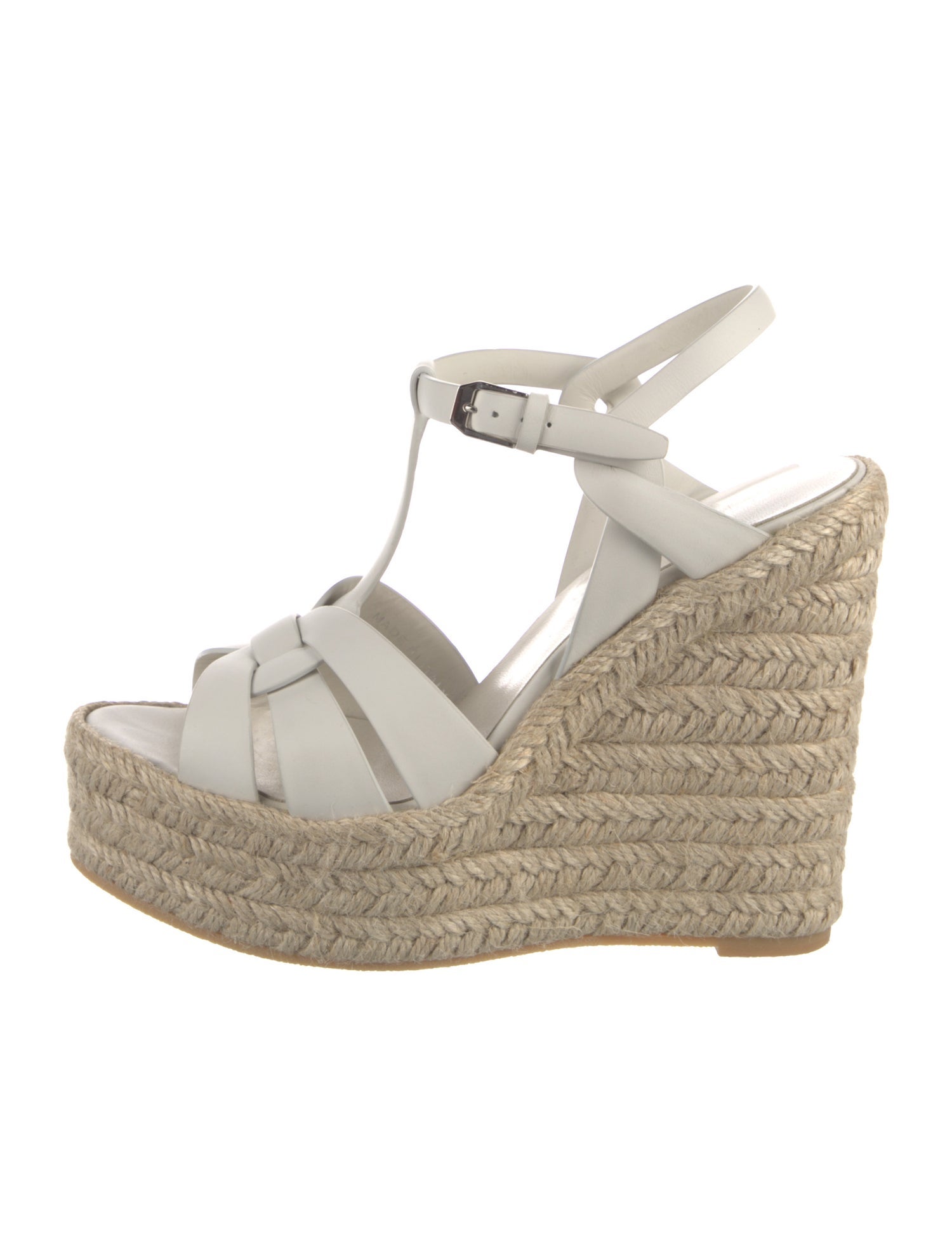 Saint Laurent Leather Espadrilles