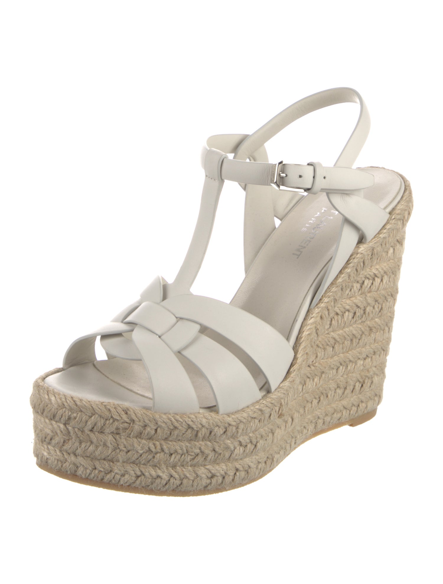 Saint Laurent Leather Espadrilles