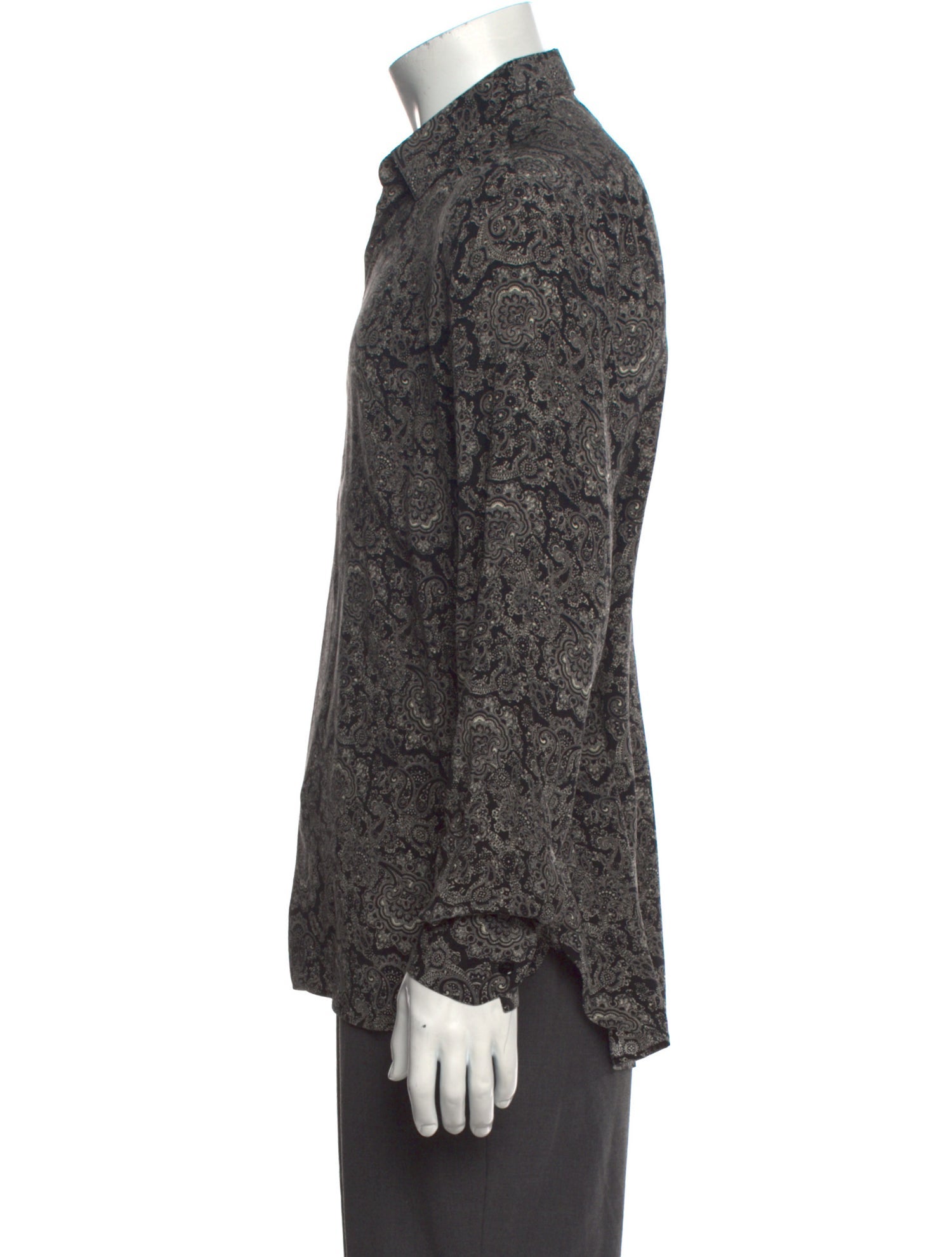 Saint Laurent 2018 Paisley Dress Shirt