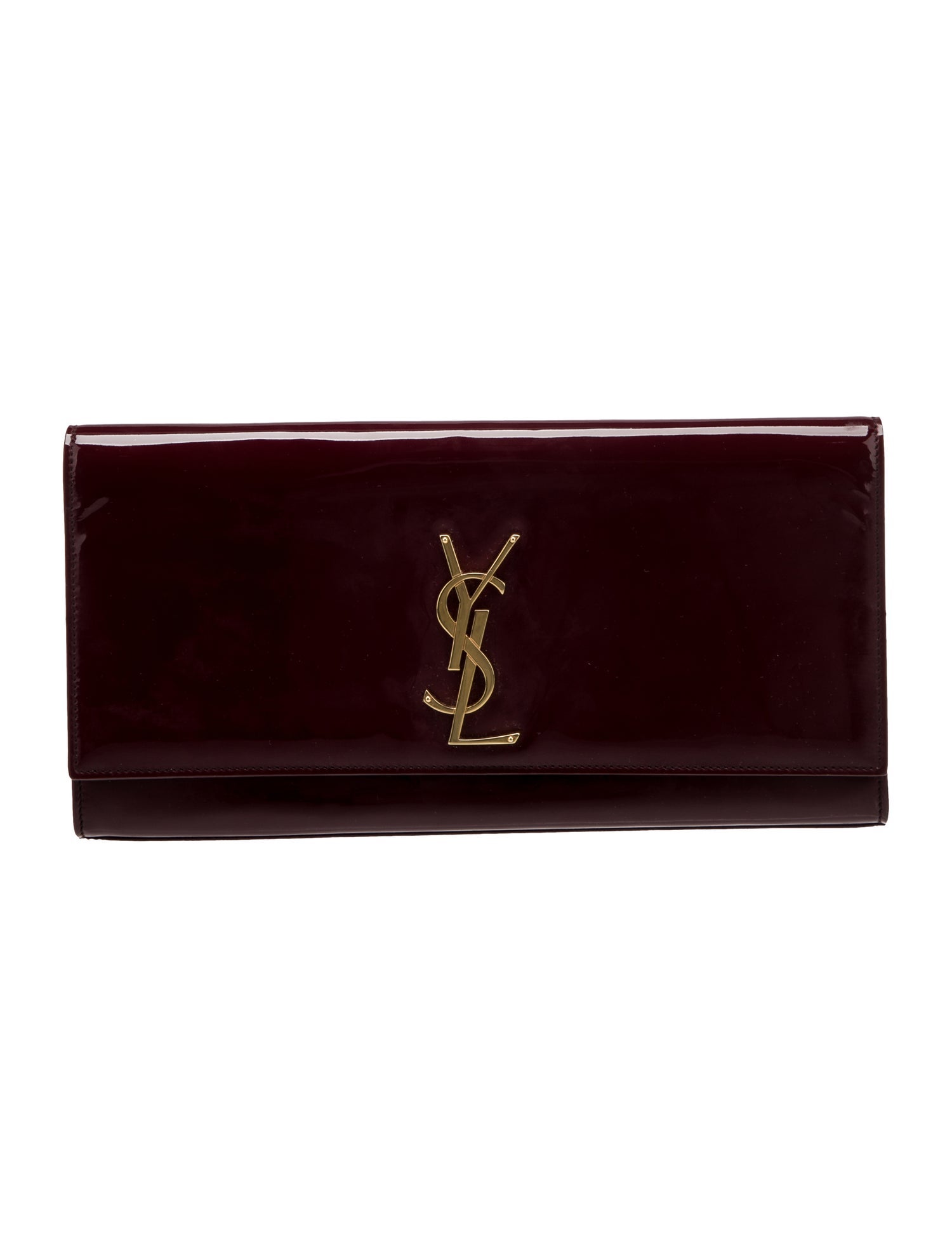 Saint Laurent Patent Leather Cassandre