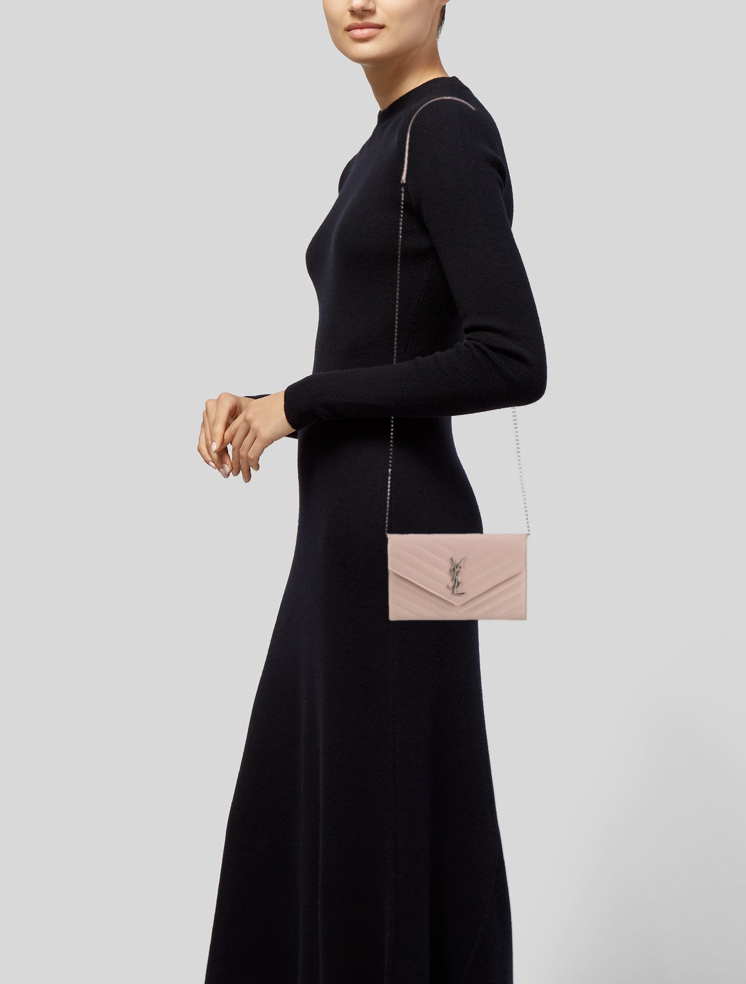 Saint Laurent Chain-Link Envelope