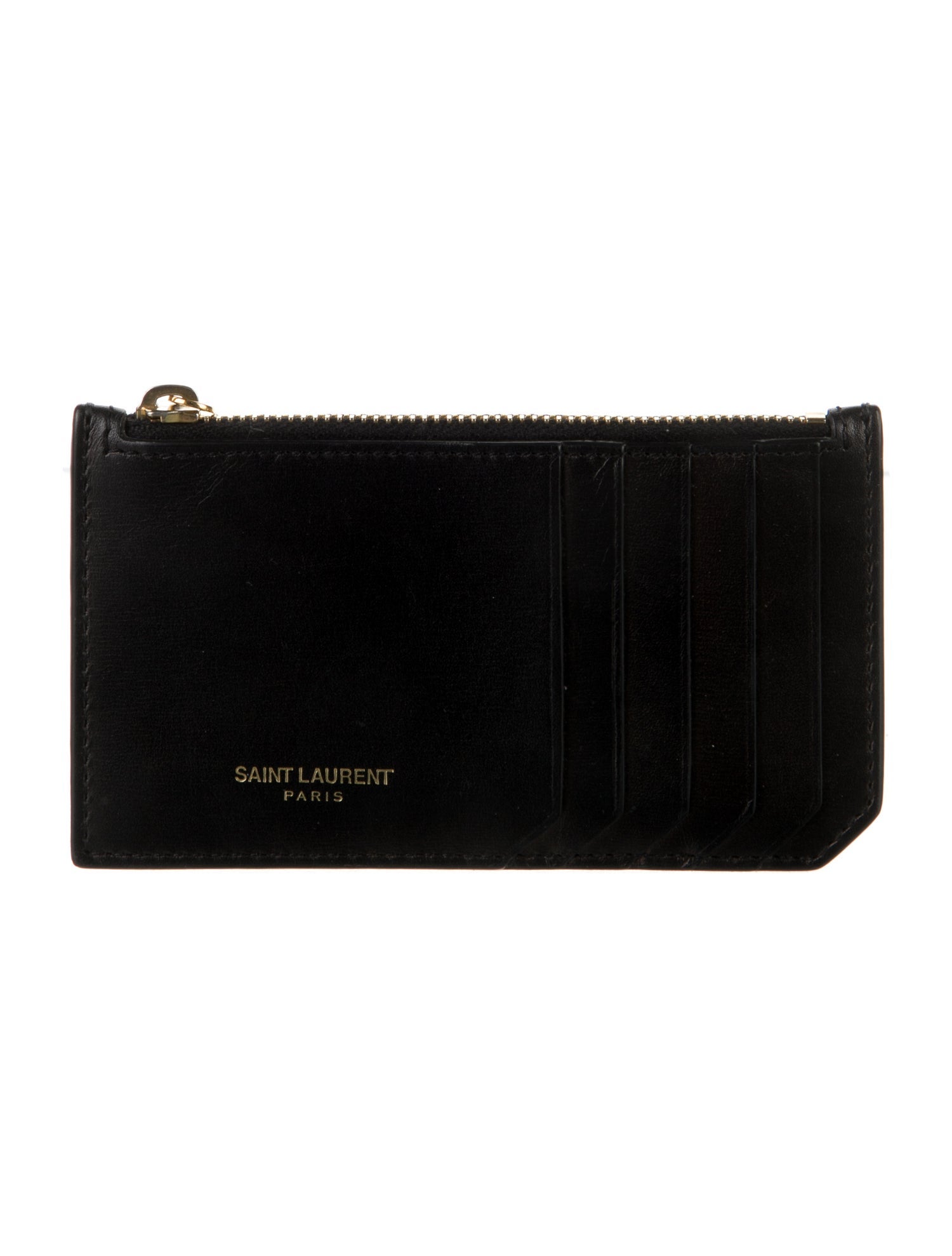 Saint Laurent 5 Fragments Leather Wallet