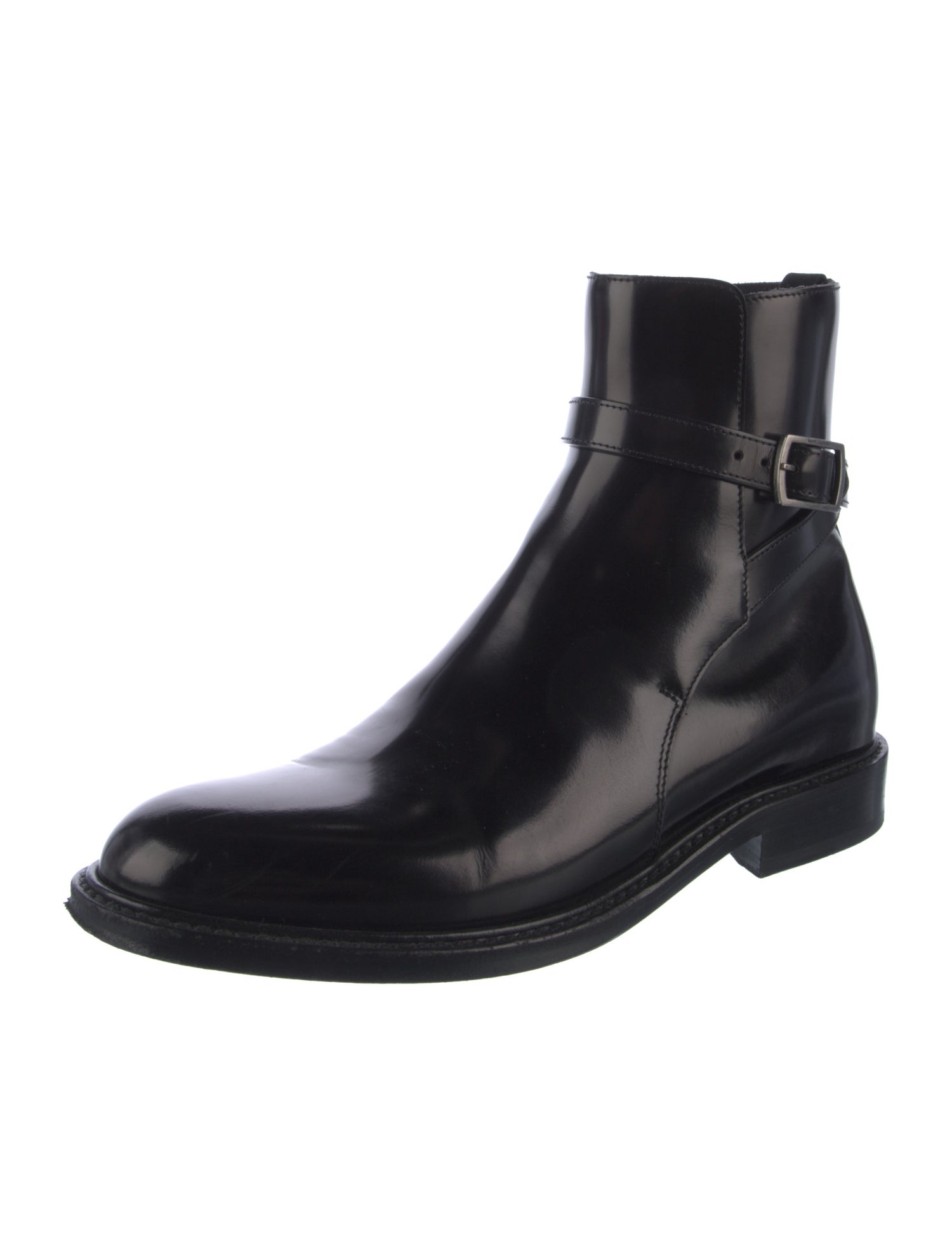 Saint Laurent Patent Leather Boots