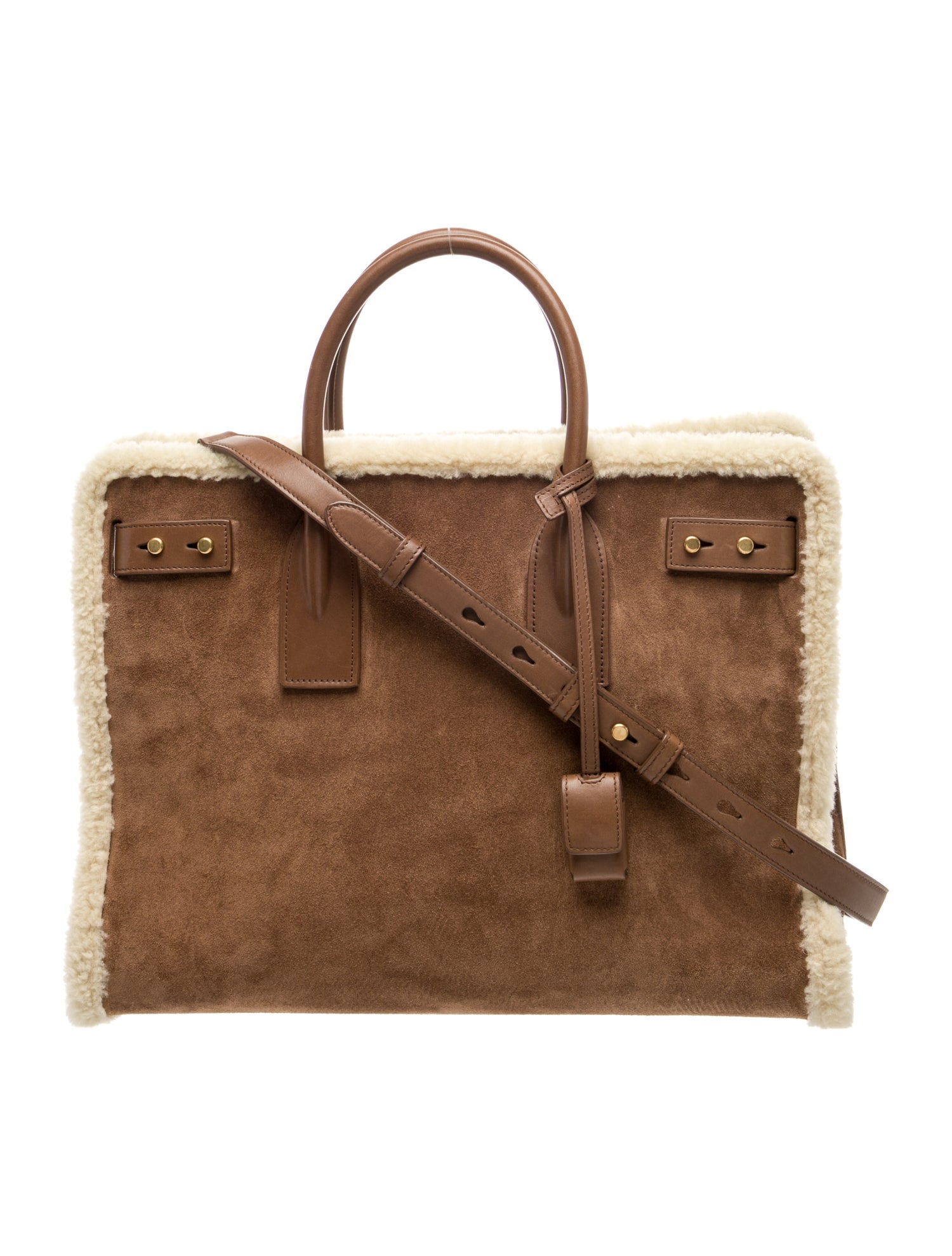 Saint Laurent Suede Sac De Jour Medium