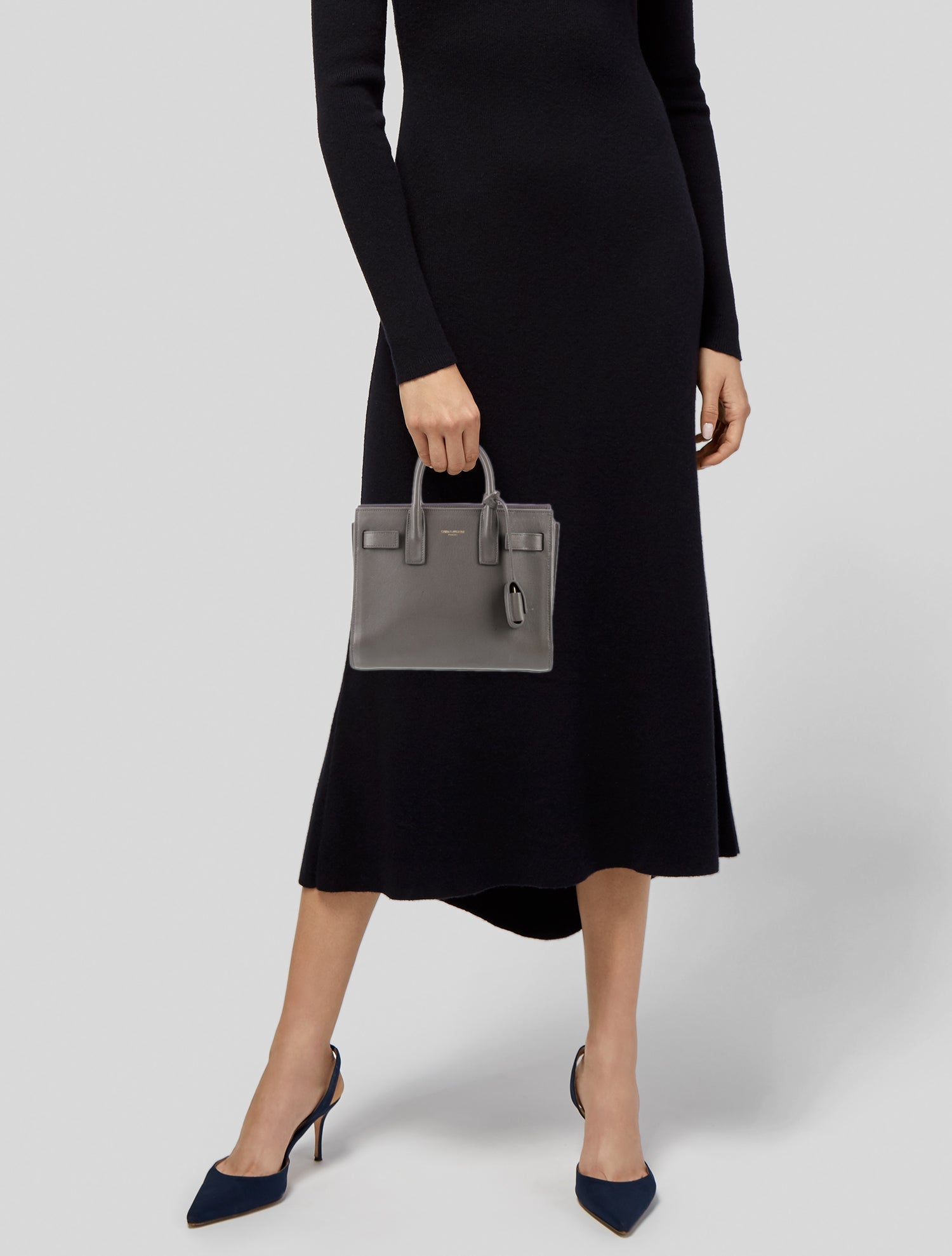 Saint Laurent Leather Sac De Jour Nano