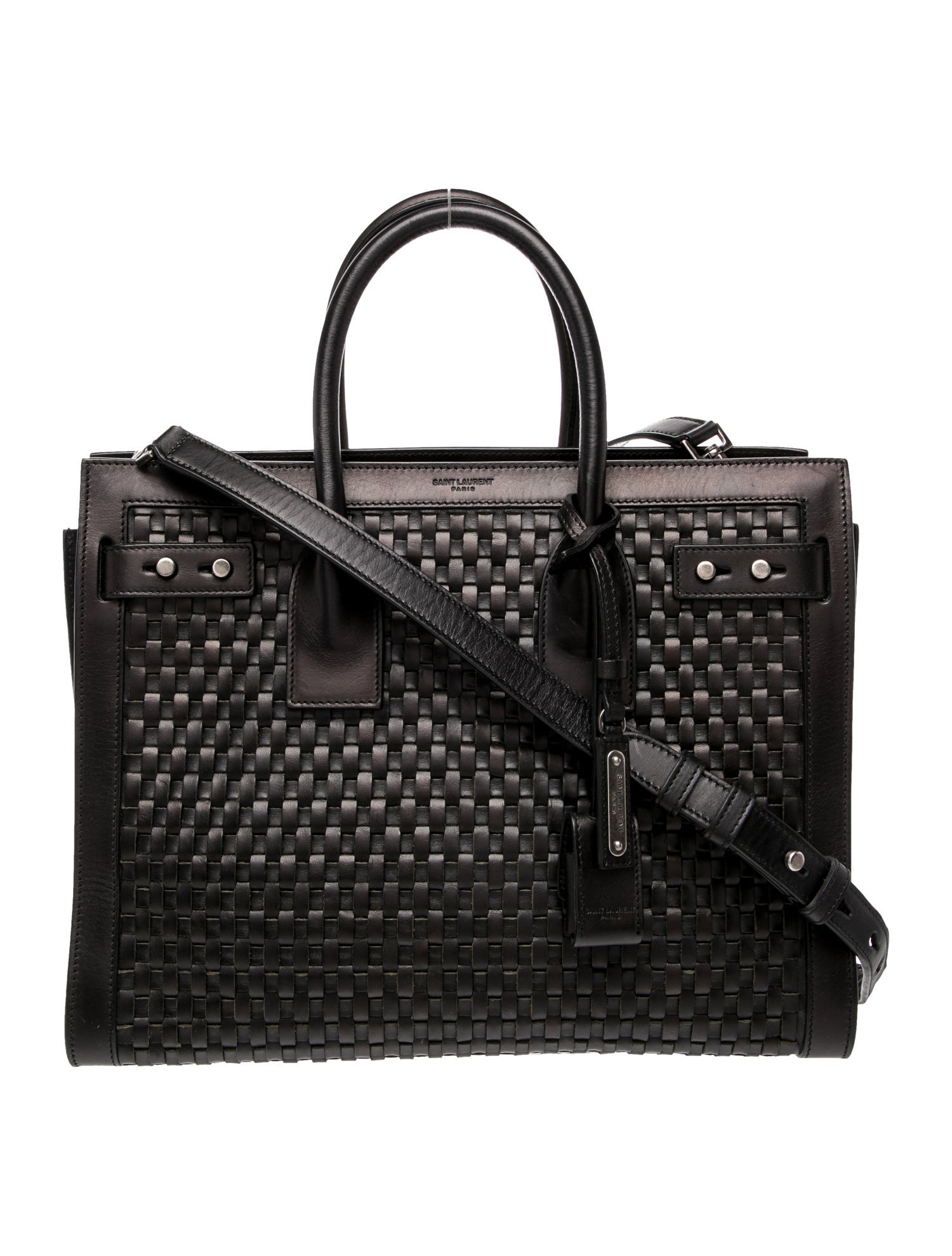 Saint Laurent Leather Sac De Jour Small