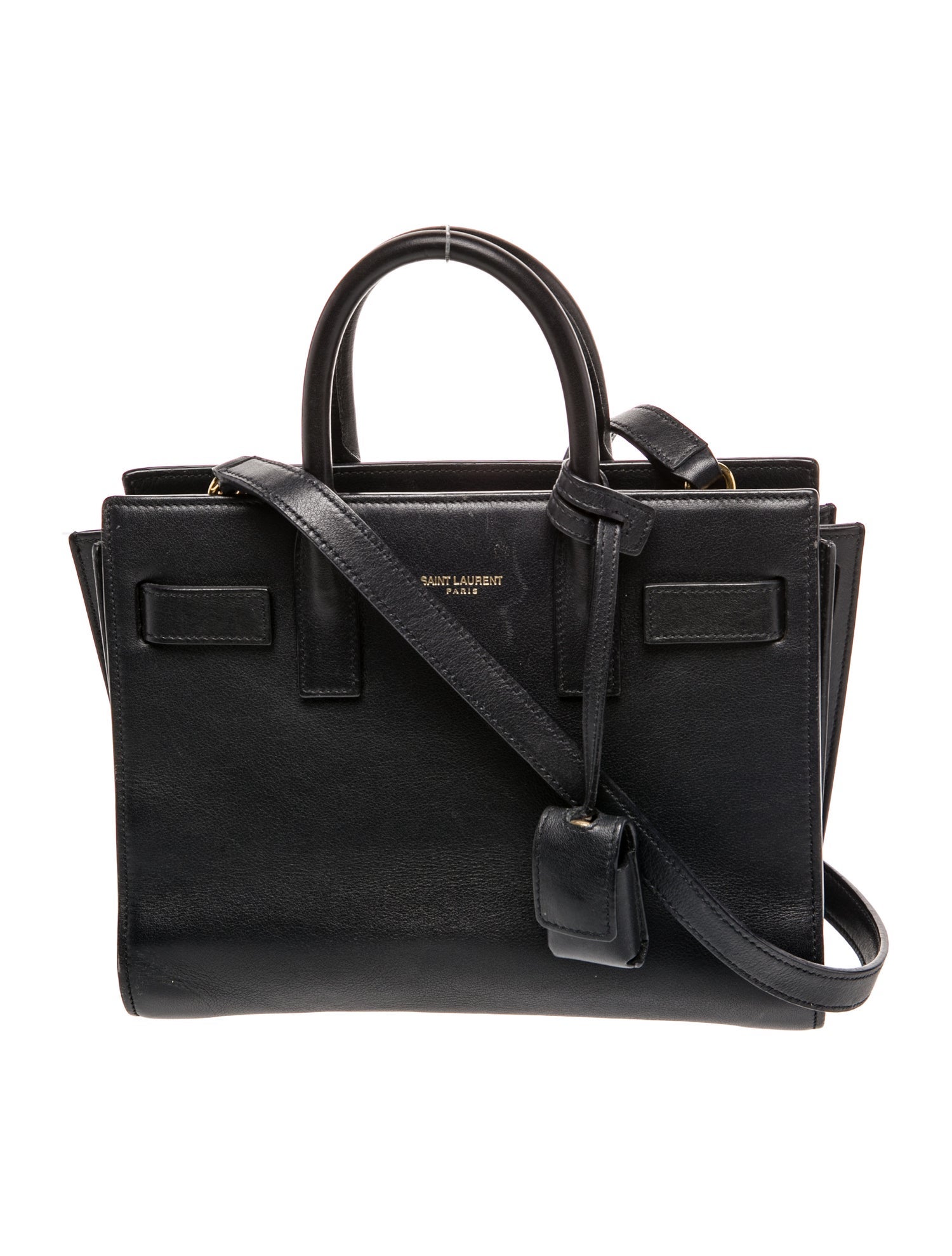 Saint Laurent Leather Sac De Jour