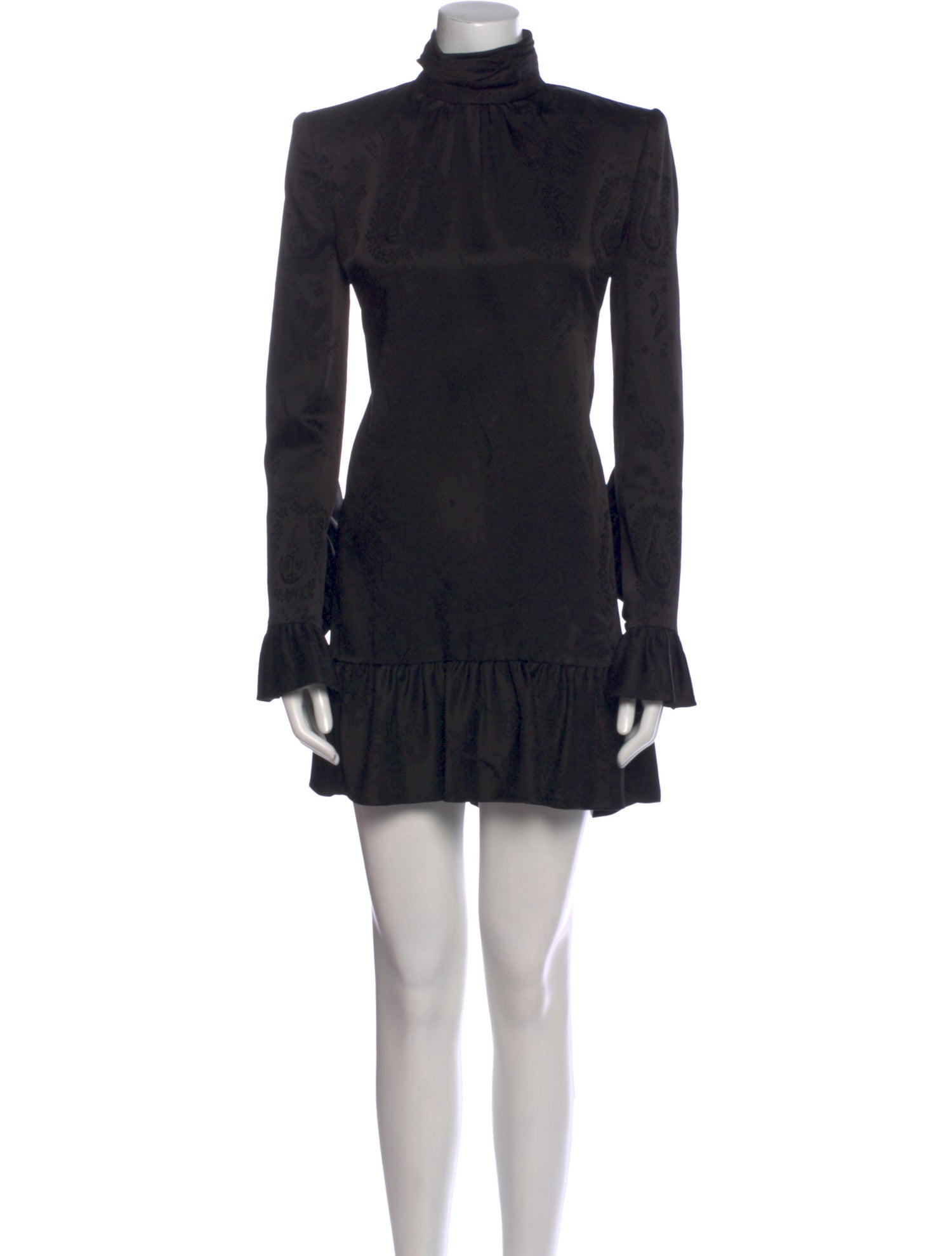 Saint Laurent Satin Mini Dress