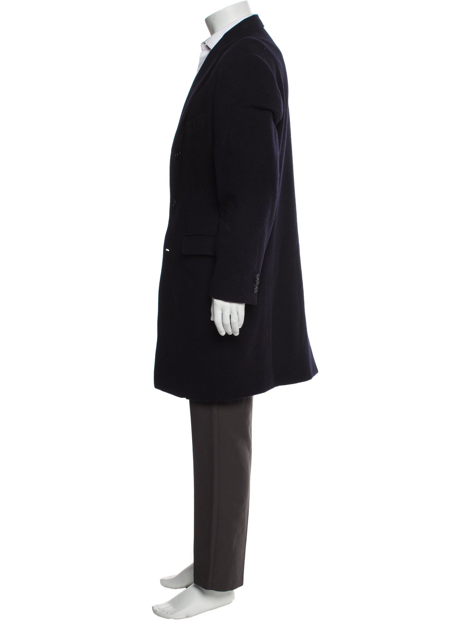 Yves Saint Laurent Virgin Wool Overcoat