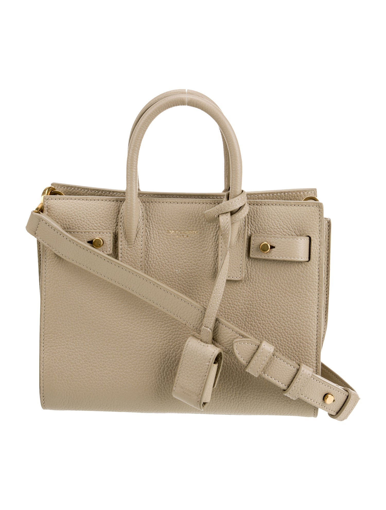 Saint Laurent Leather Sac De Jour 2023