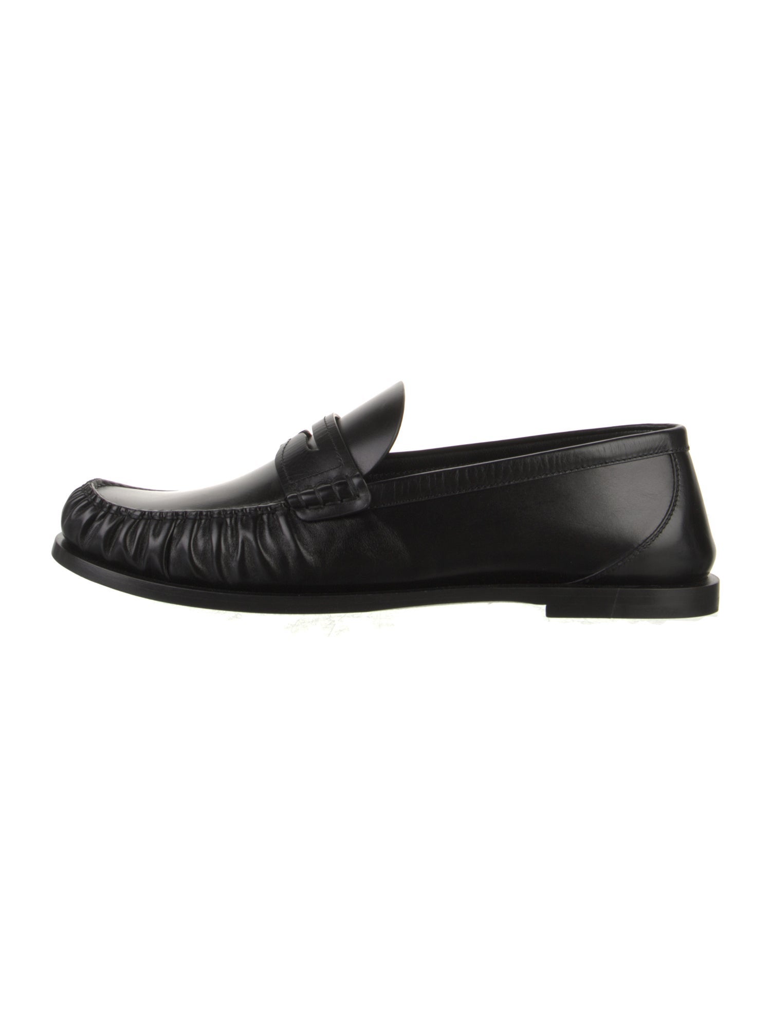 Saint Laurent Leather Dress Loafers