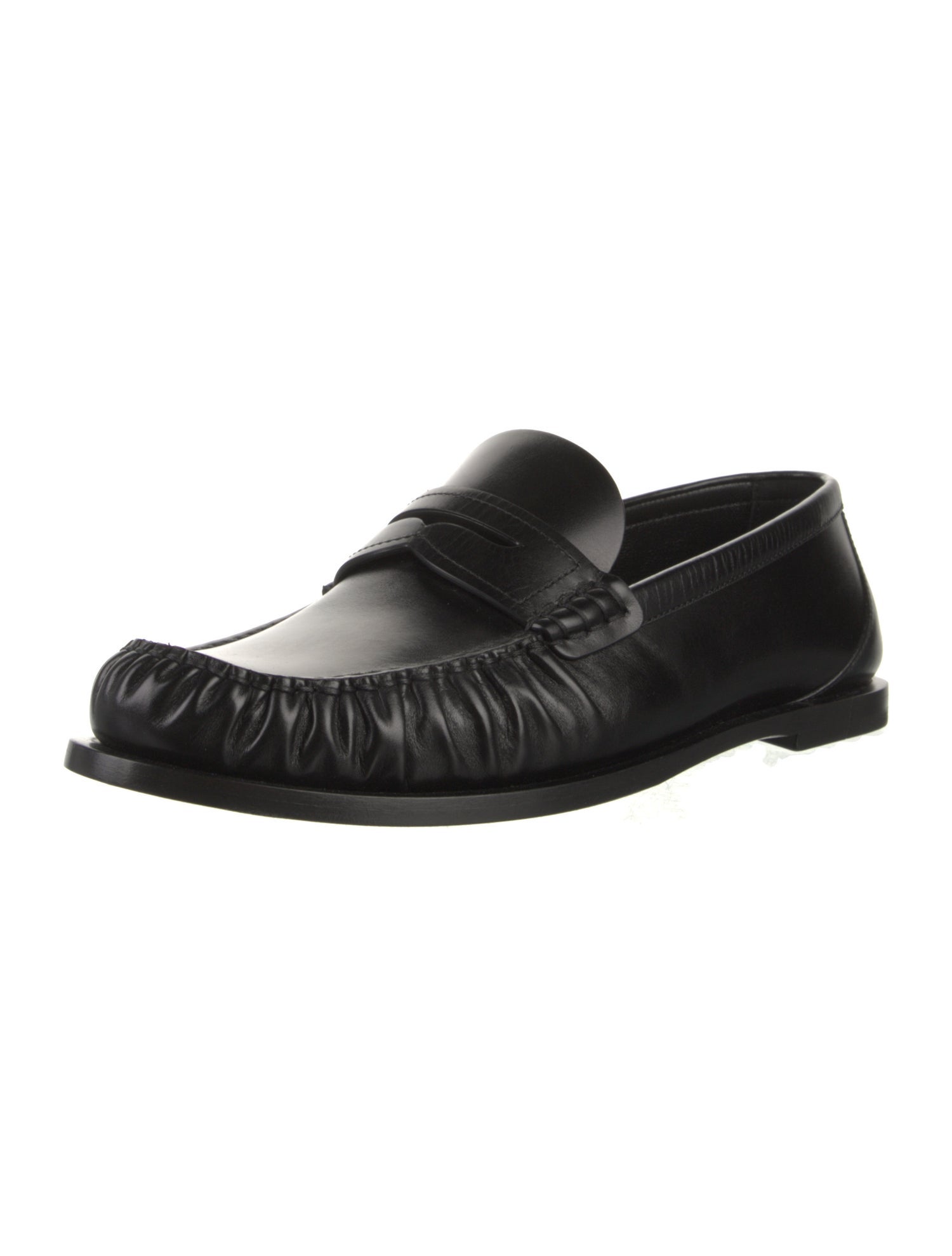 Saint Laurent Leather Dress Loafers