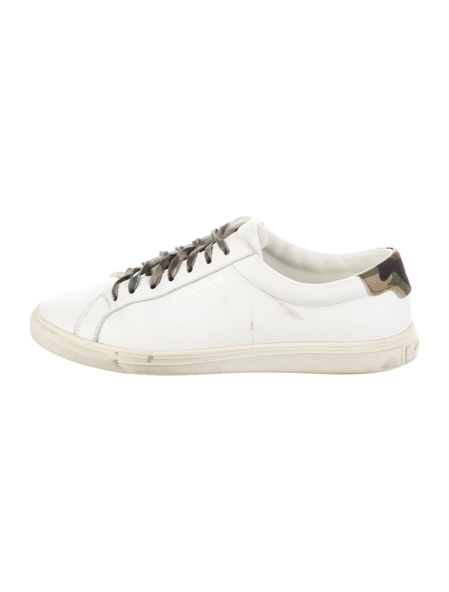 Saint Laurent Leather Sneakers