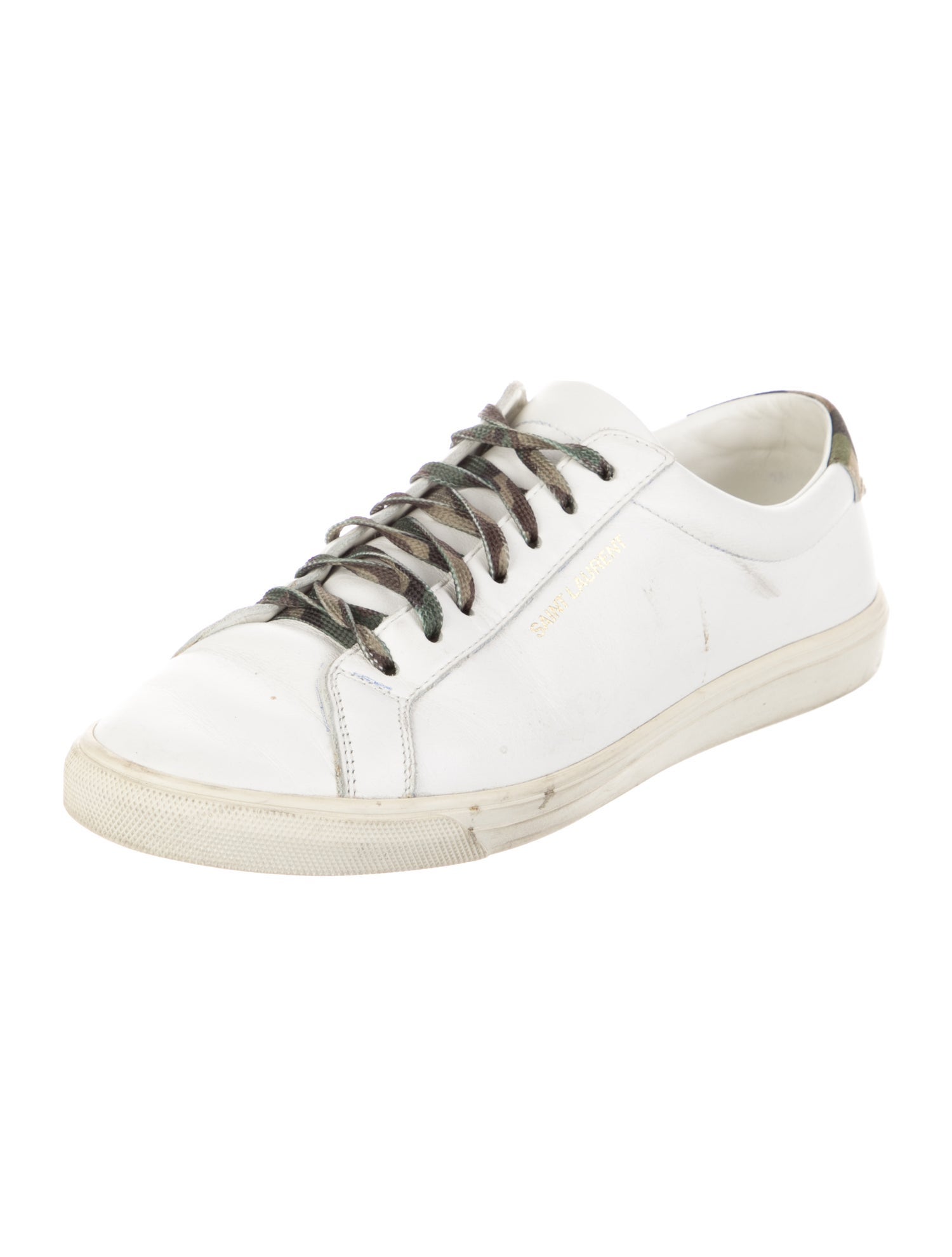 Saint Laurent Leather Sneakers