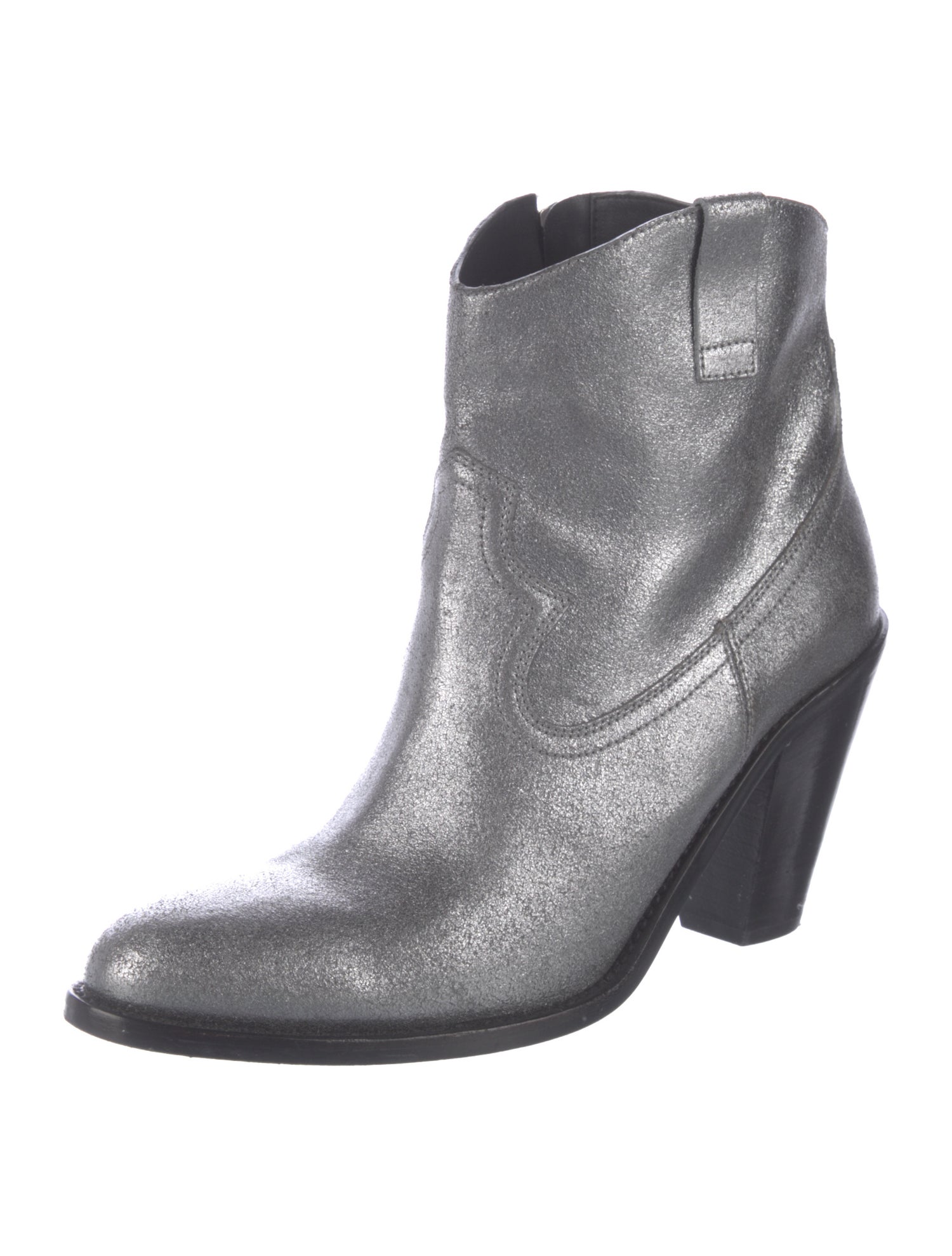 Saint Laurent Leather Western Boots