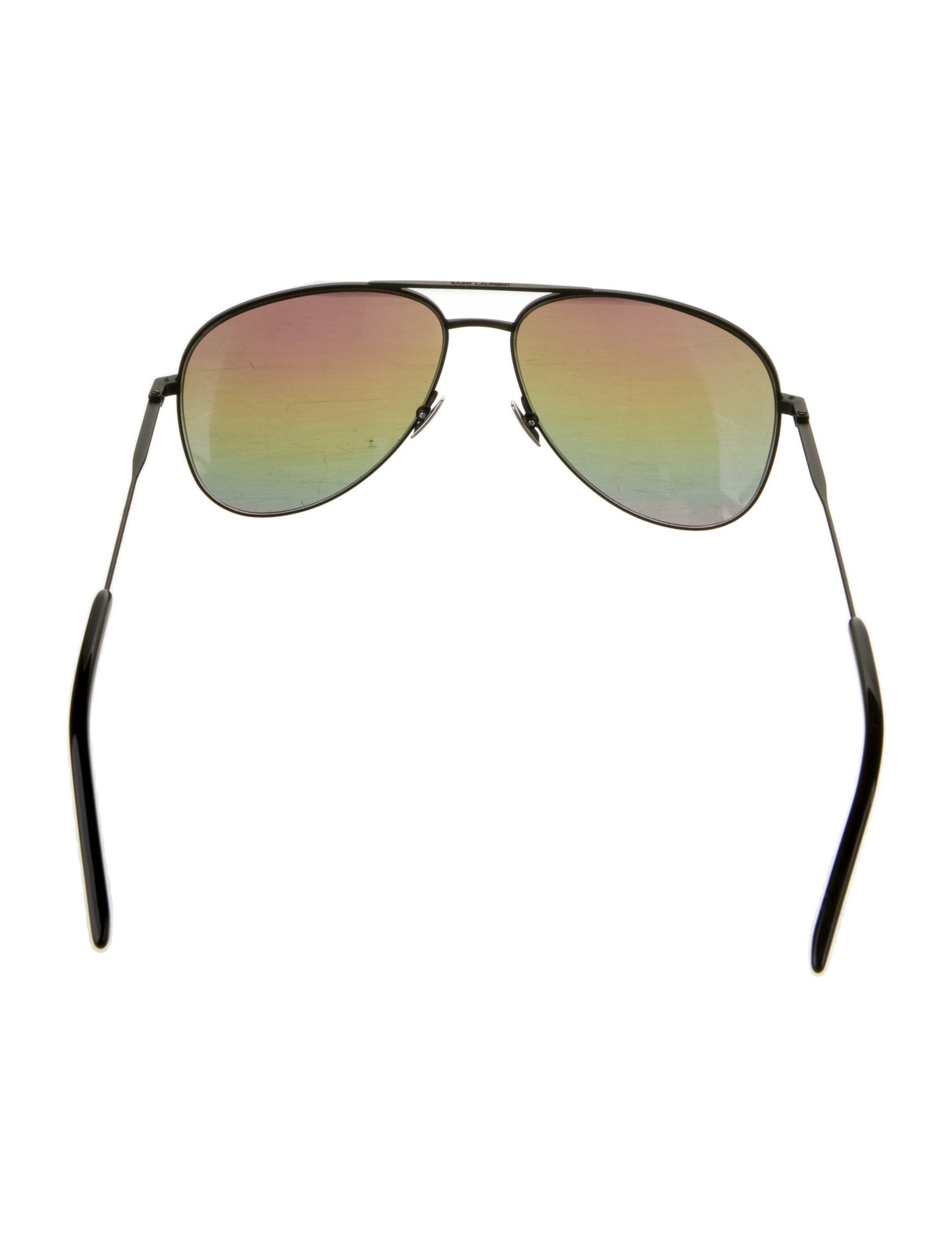 Saint Laurent Aviator Mirrored Sunglasses