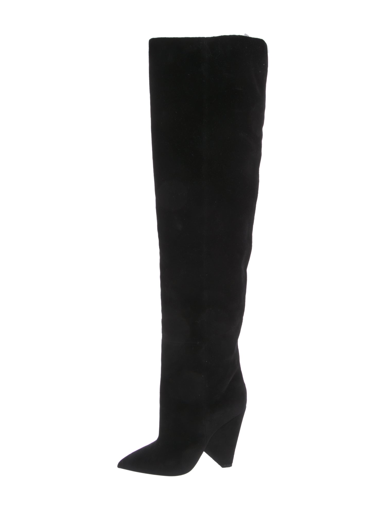 Saint Laurent Velvet Boots