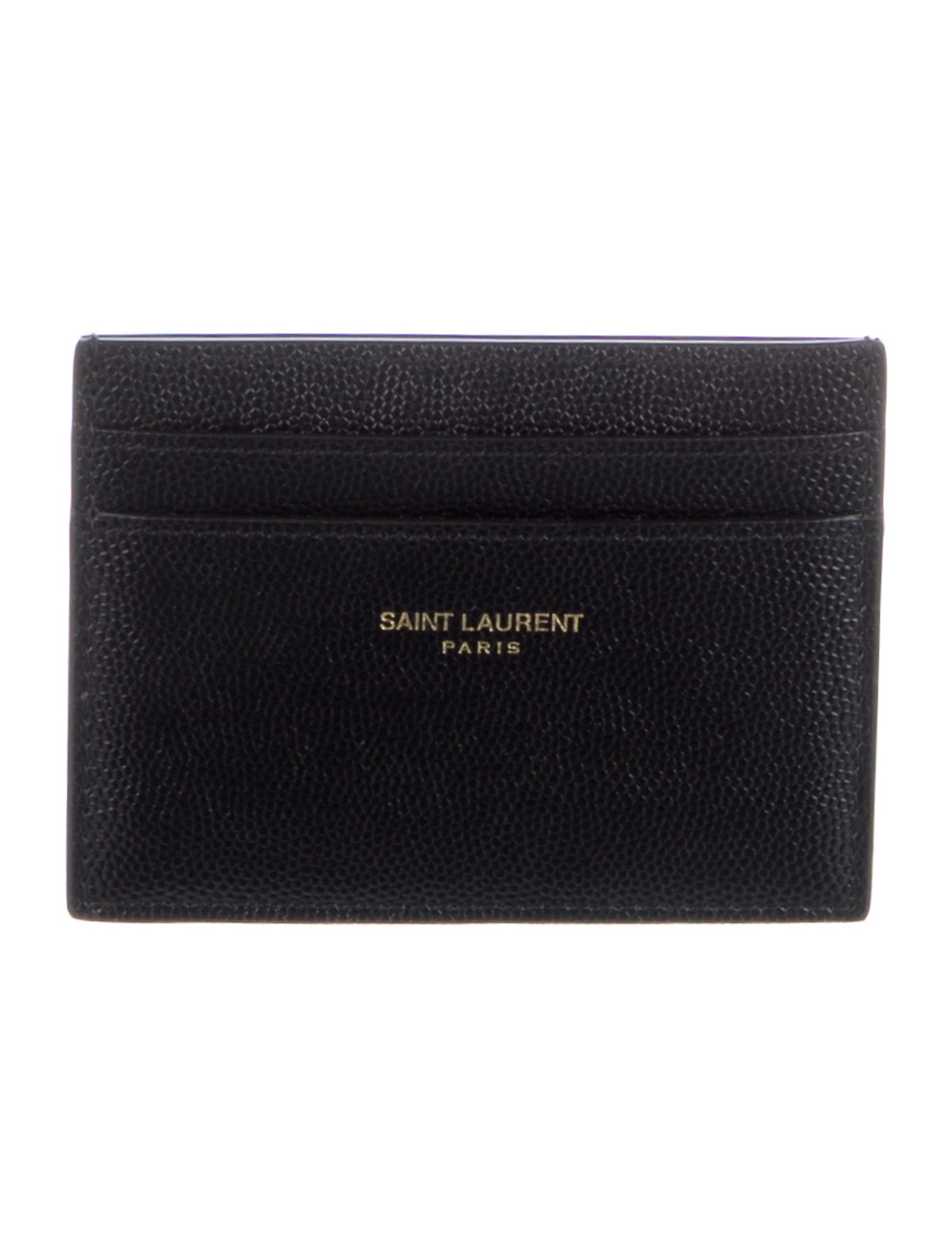 Saint Laurent 2023 Leather Card Holder