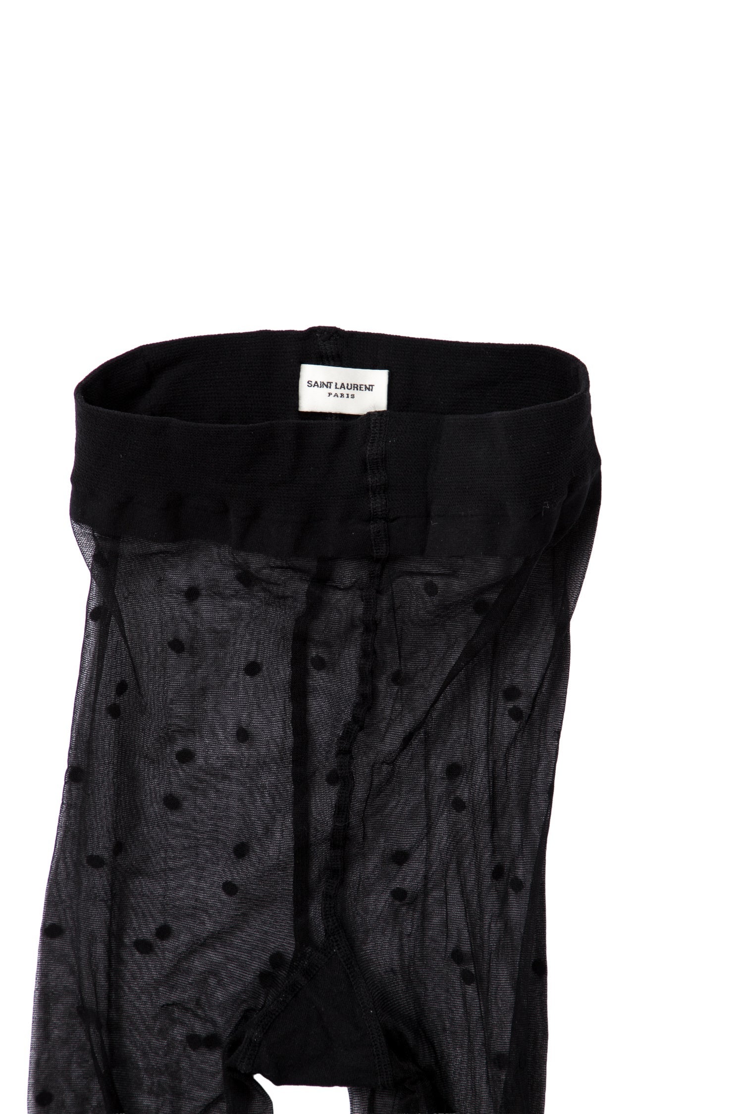 Saint Laurent pattern print stockings