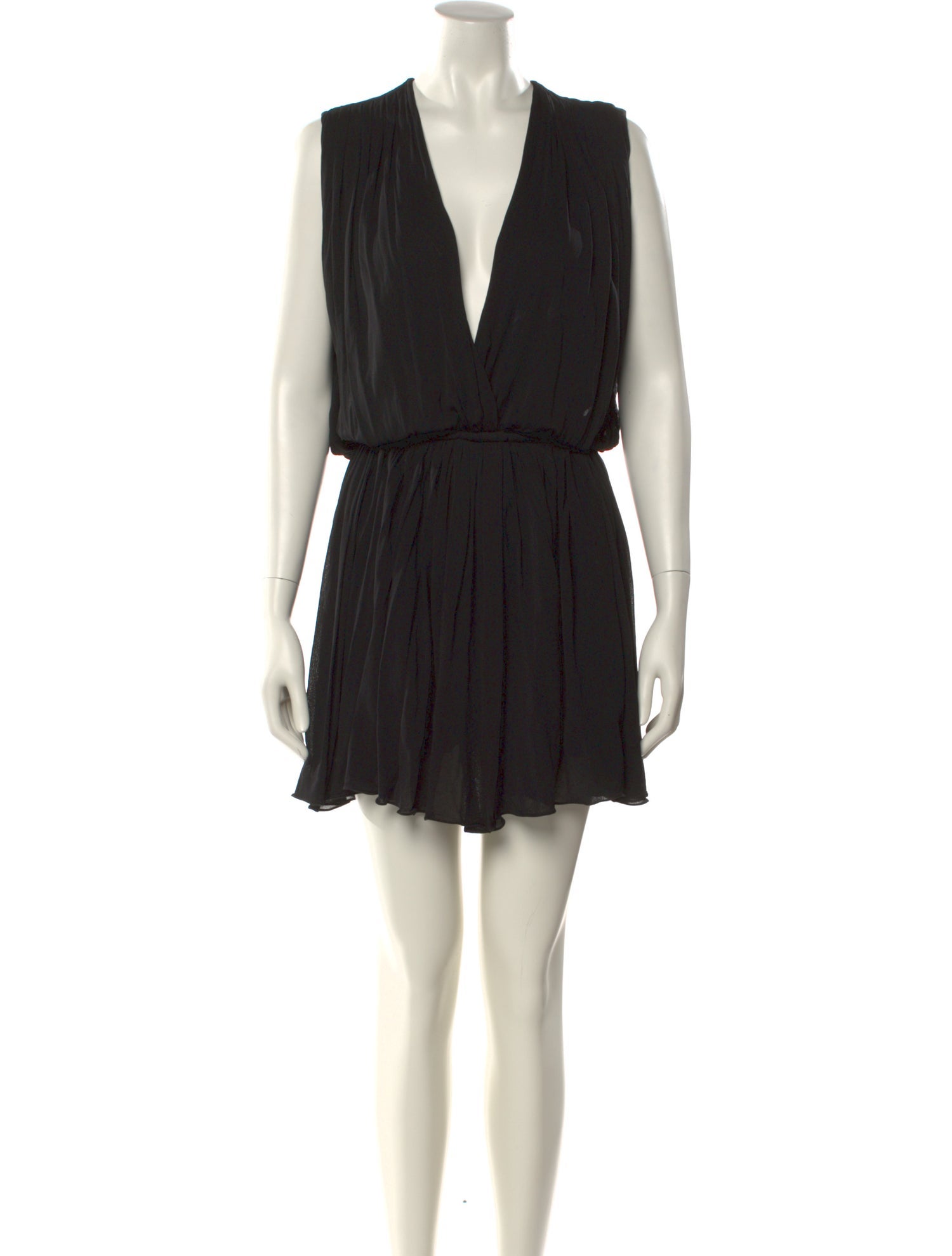 Saint Laurent Silk Mini Dress