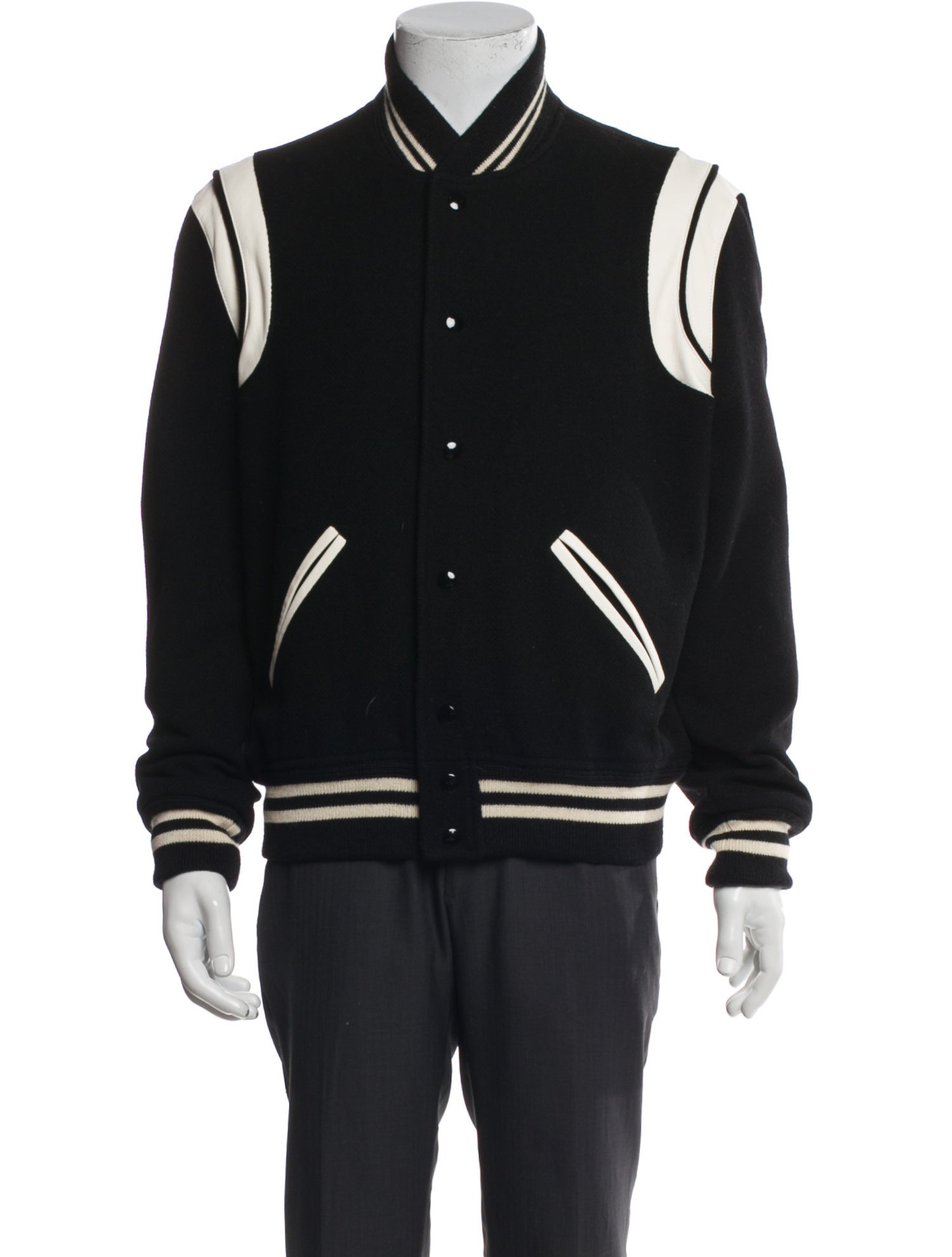 Saint Laurent 2014 Teddy Varsity Jacket