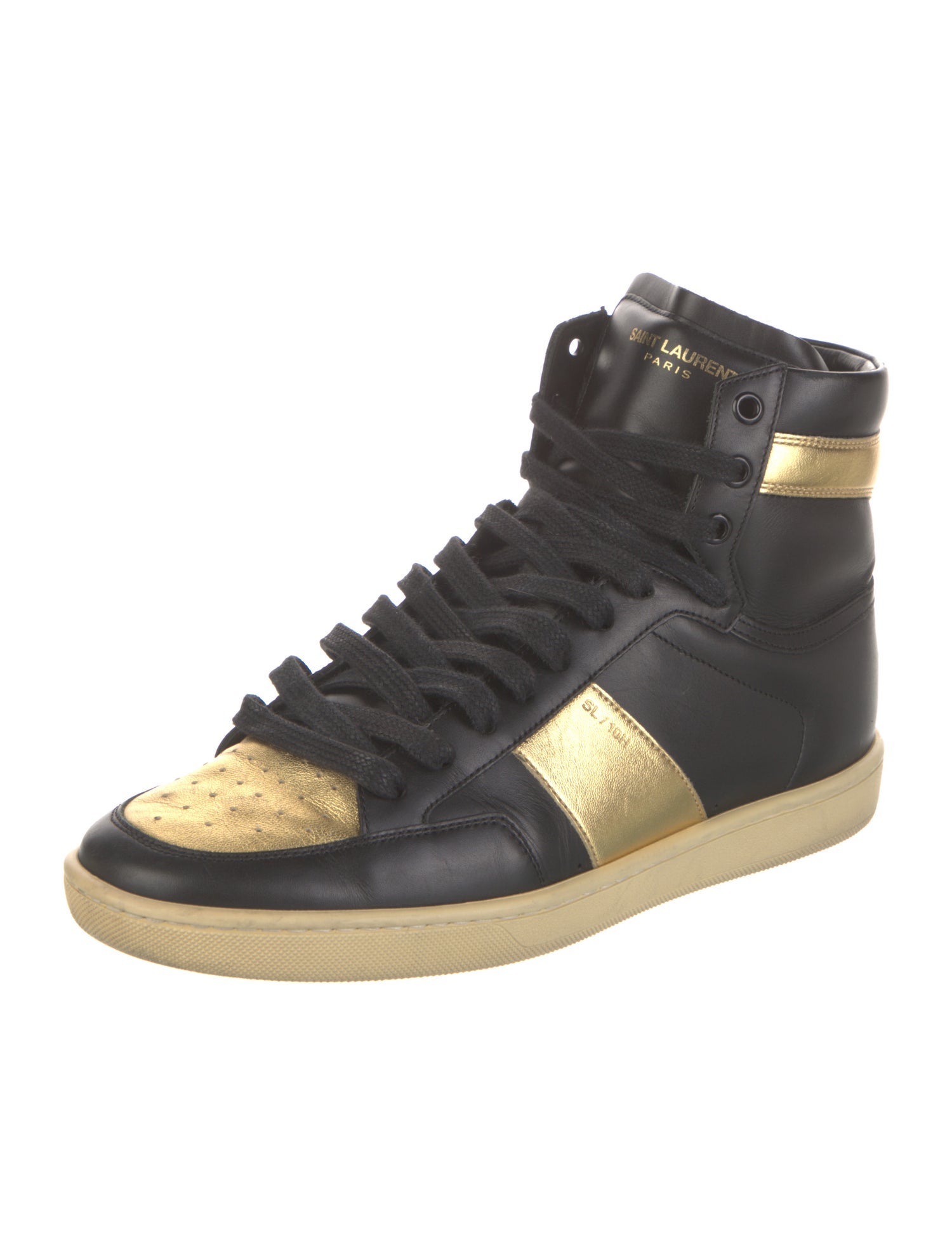 Saint Laurent Leather Sneakers