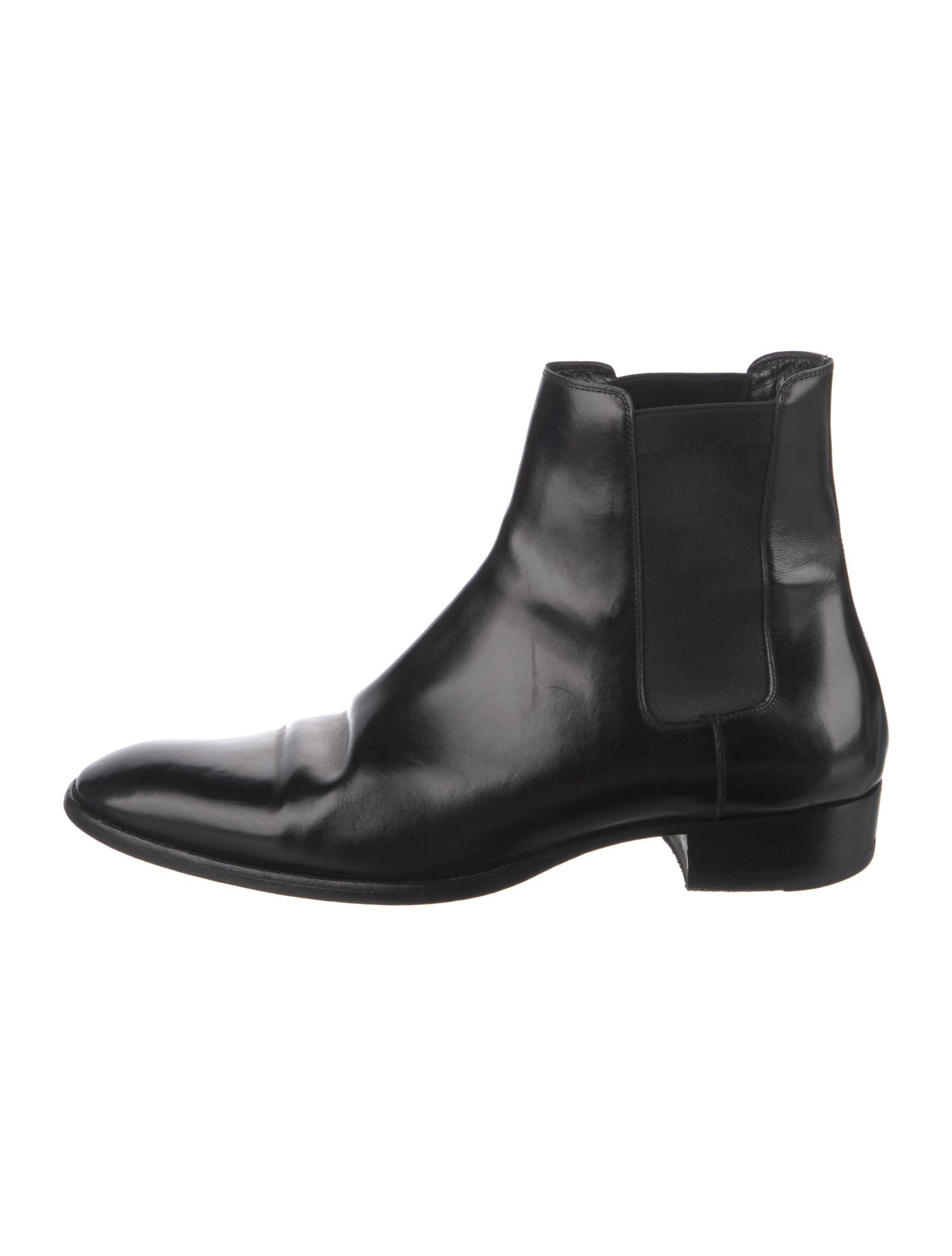 Saint Laurent Leather Chelsea Boots