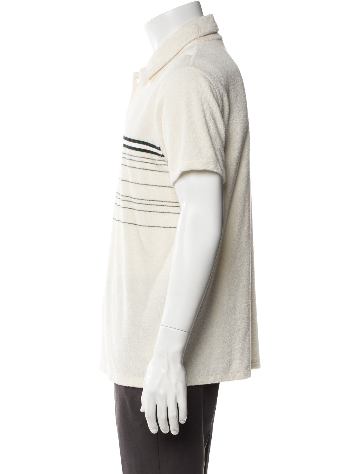 Saint Laurent 2022 Striped Polo Sweater