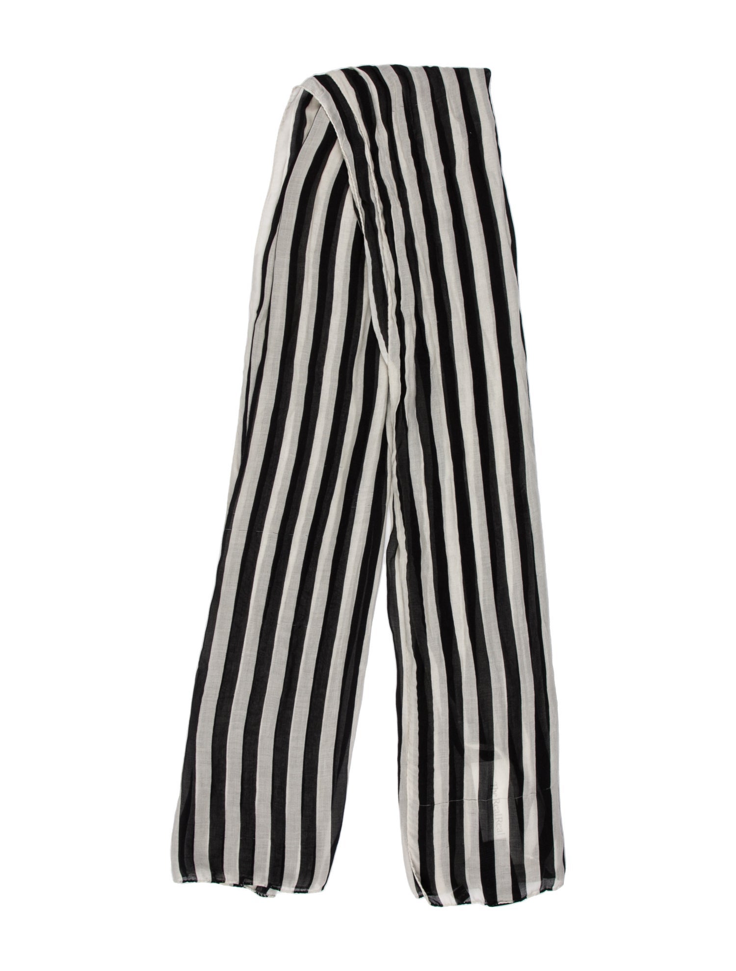 Saint Laurent Striped Scarf