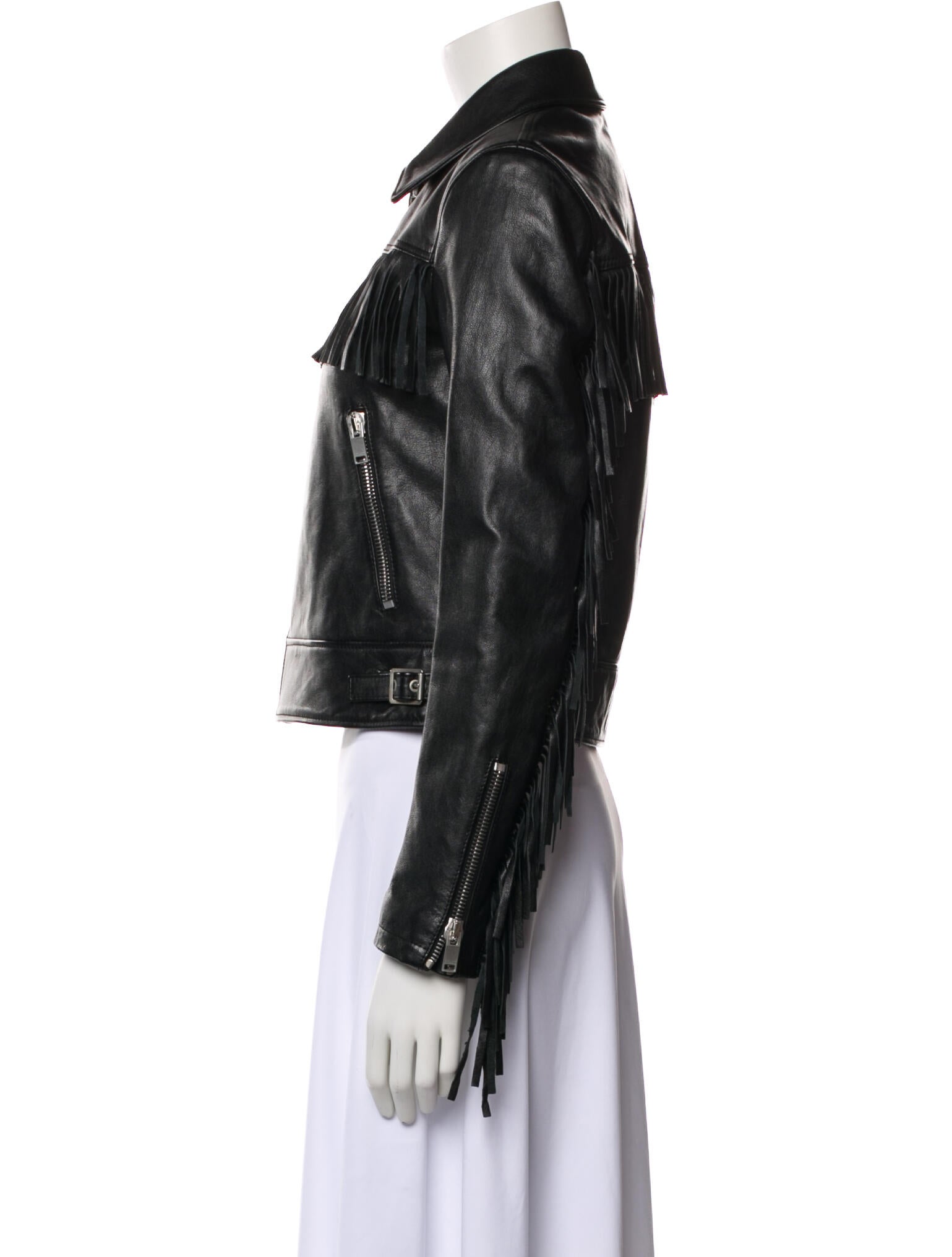 Saint Laurent From the Fall 2014 collection by Hedi Slimane Leather Biker Jacket