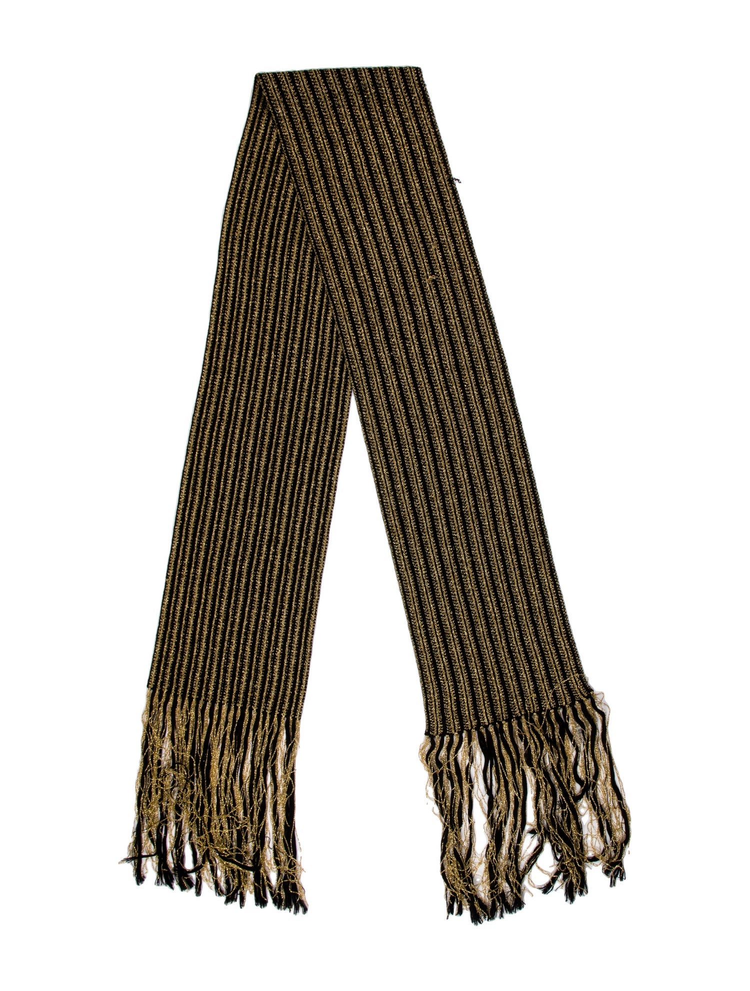Saint Laurent Striped Scarf