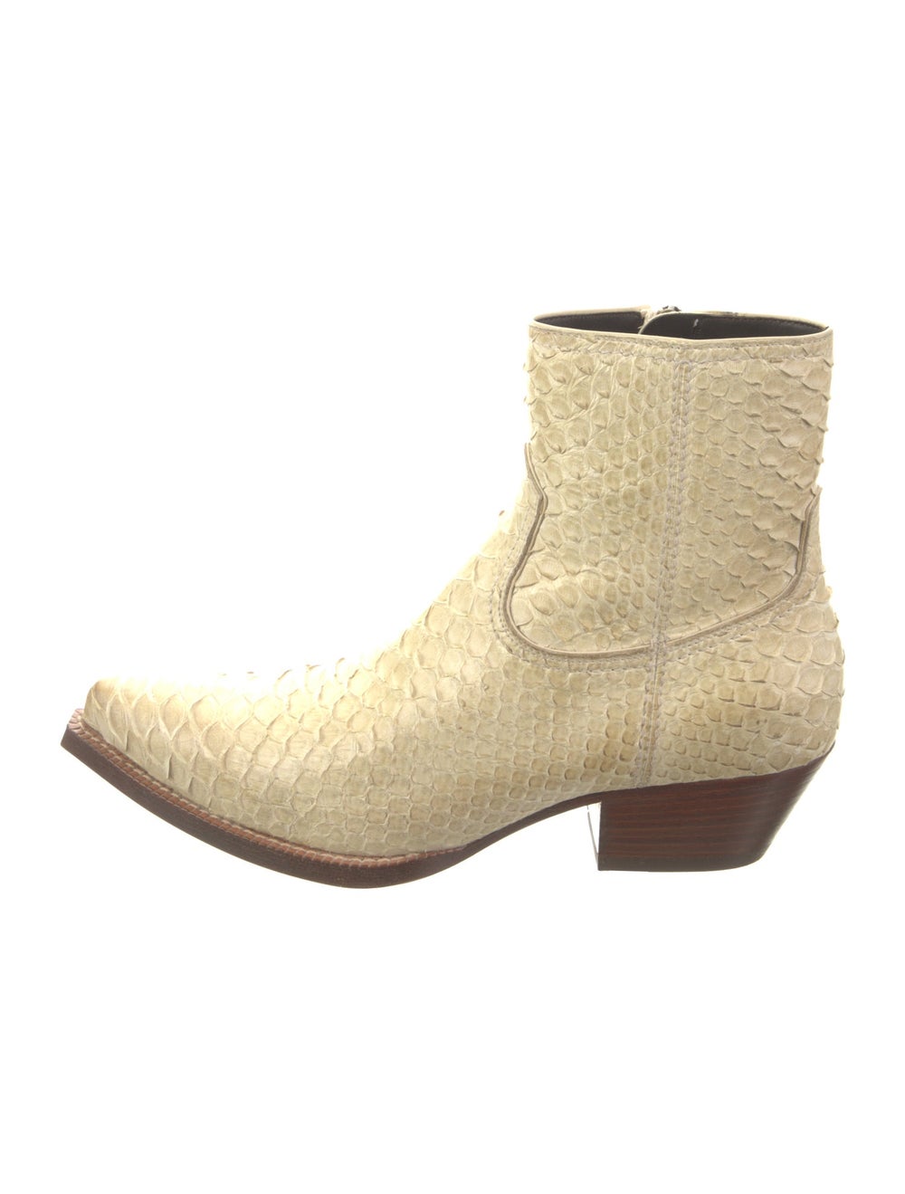 Saint Laurent Lukas 40 Python Boots - image 1