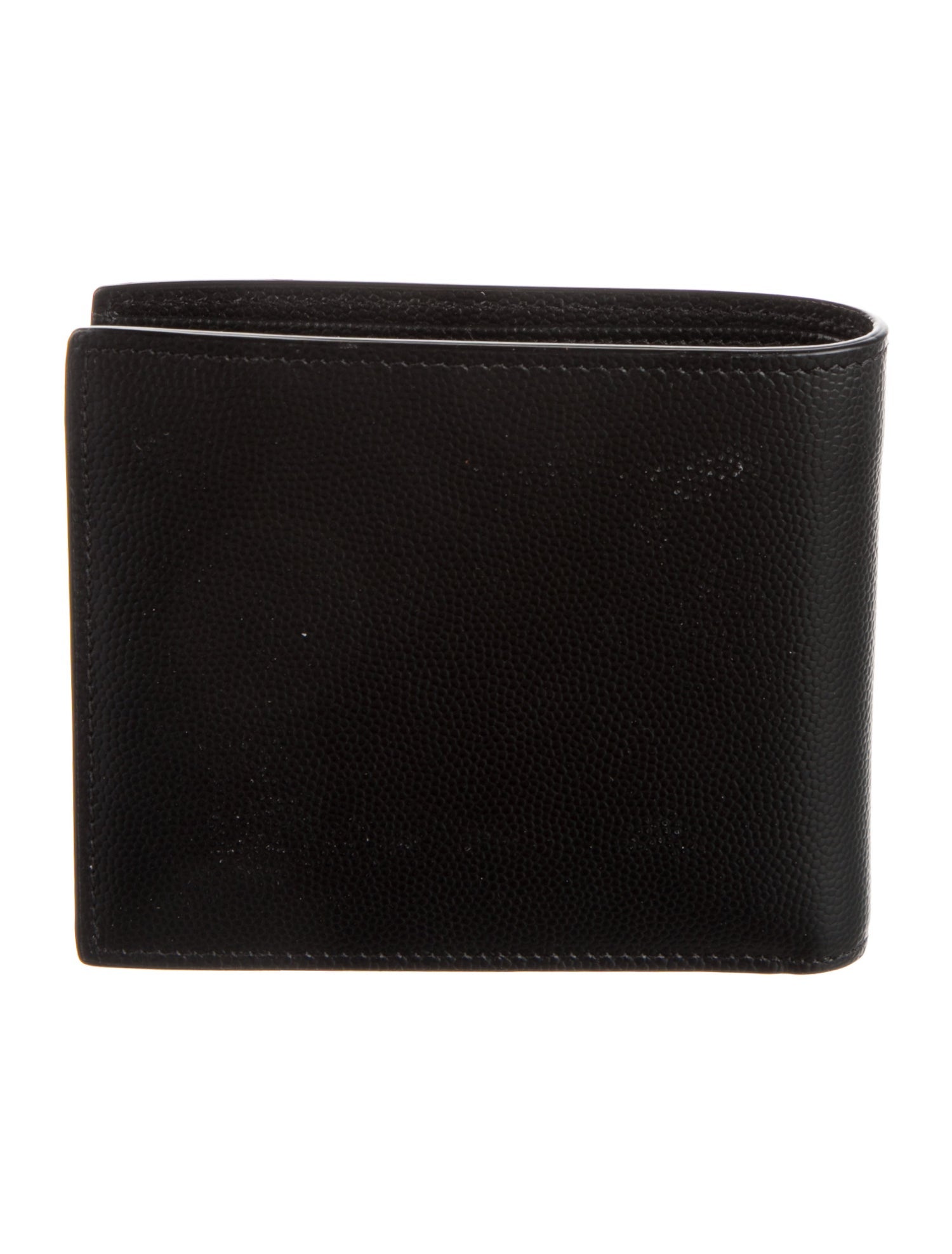 Saint Laurent Signature Logo Leather Bifold Wallet