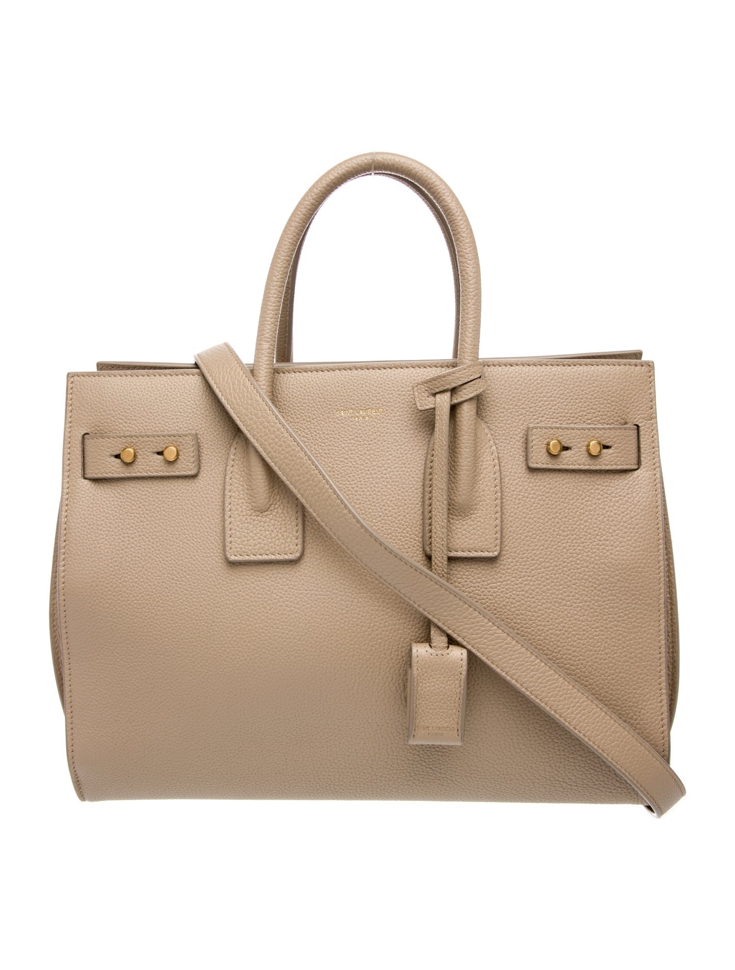 Saint Laurent Leather Sac De Jour