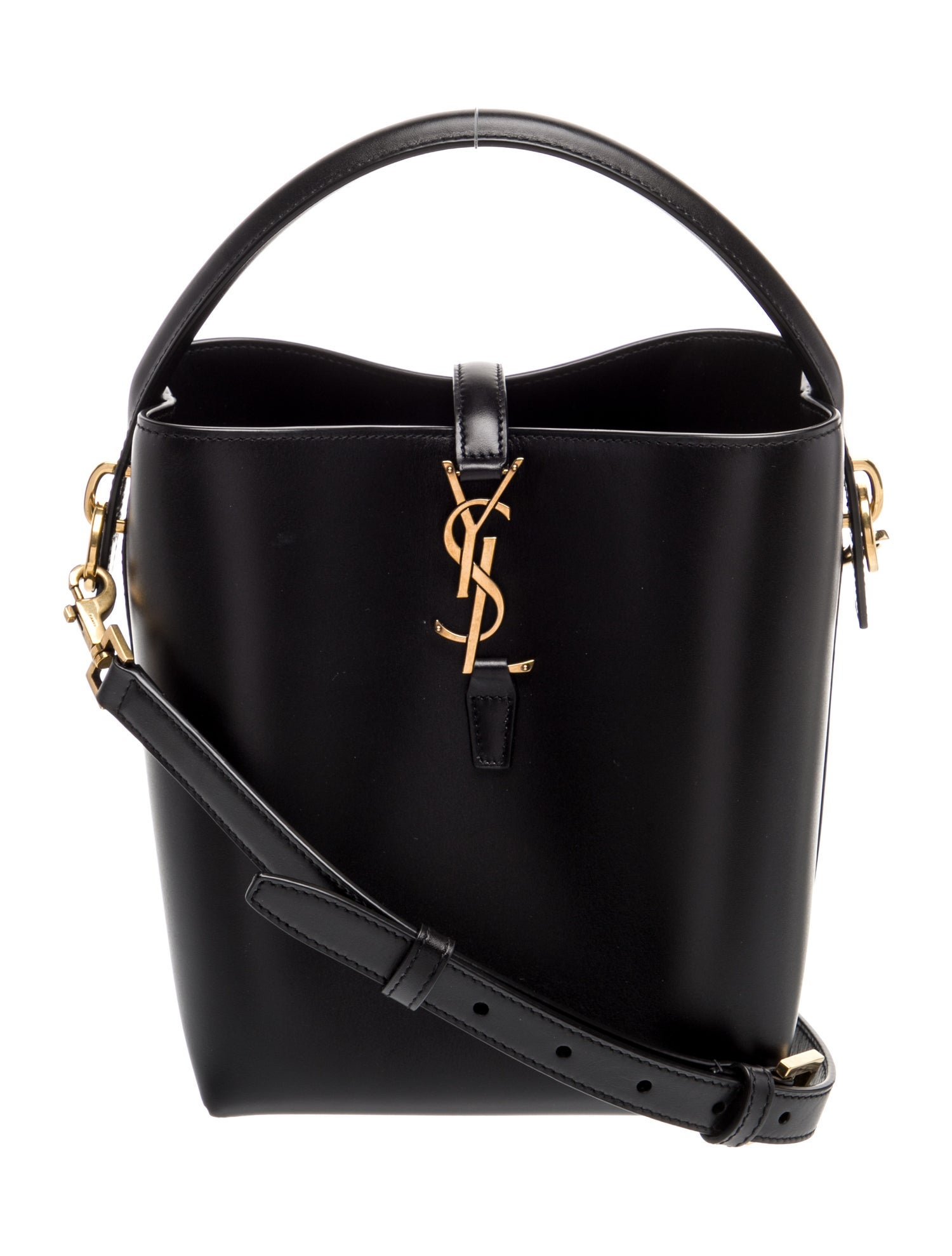 Saint Laurent Leather Bucket Bag