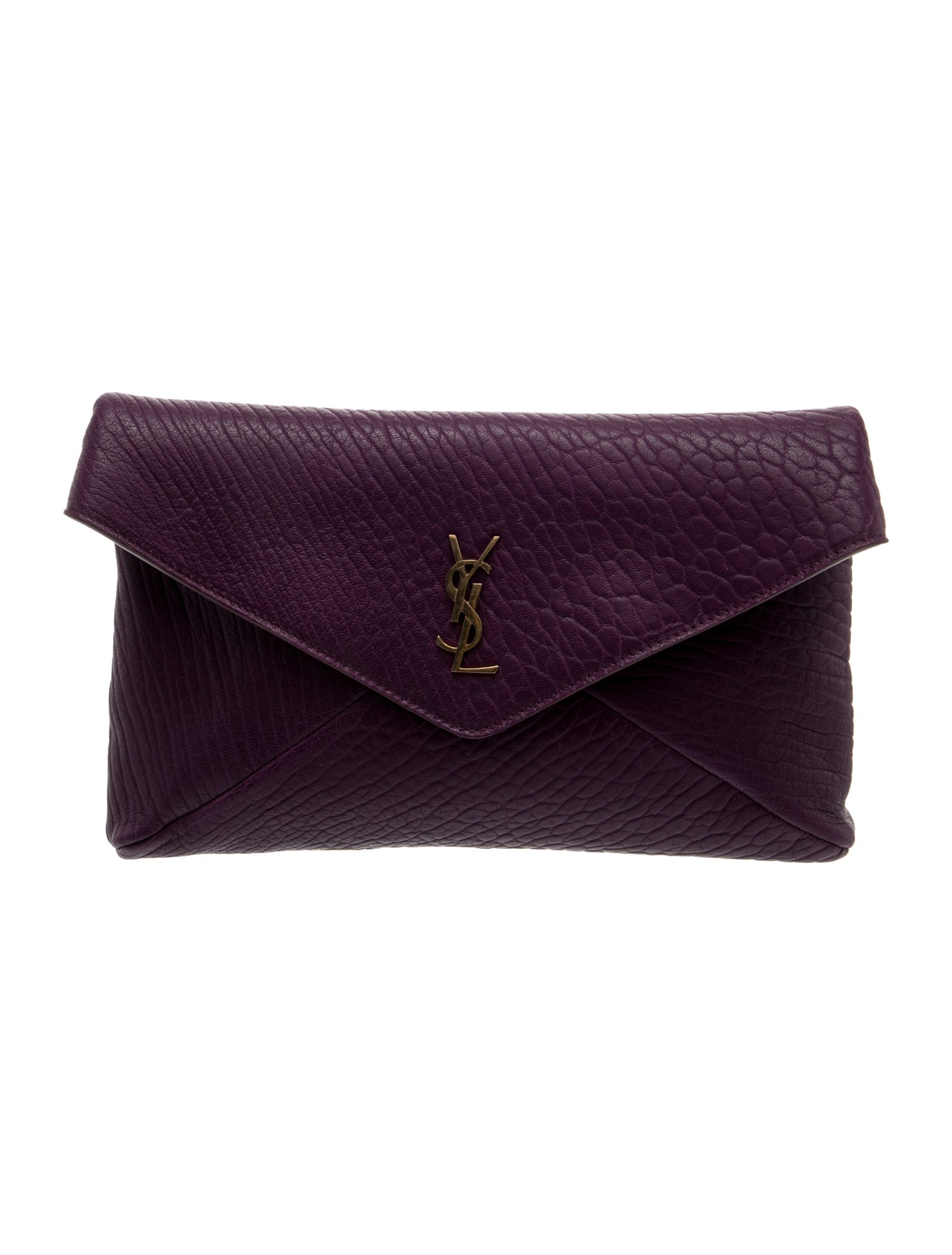 Saint Laurent Leather Clutch