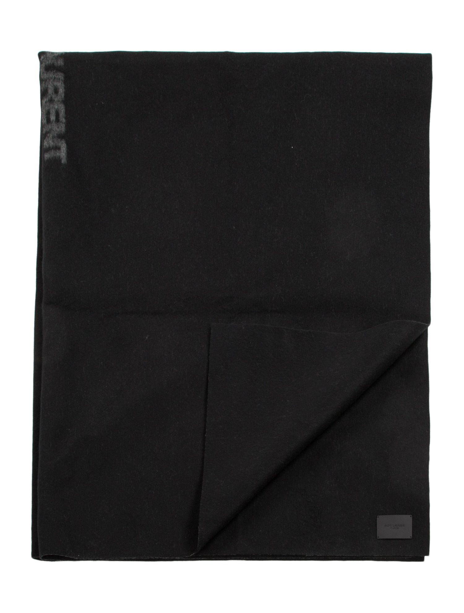 Saint Laurent Rive Droite Jacquard Throw Blanket