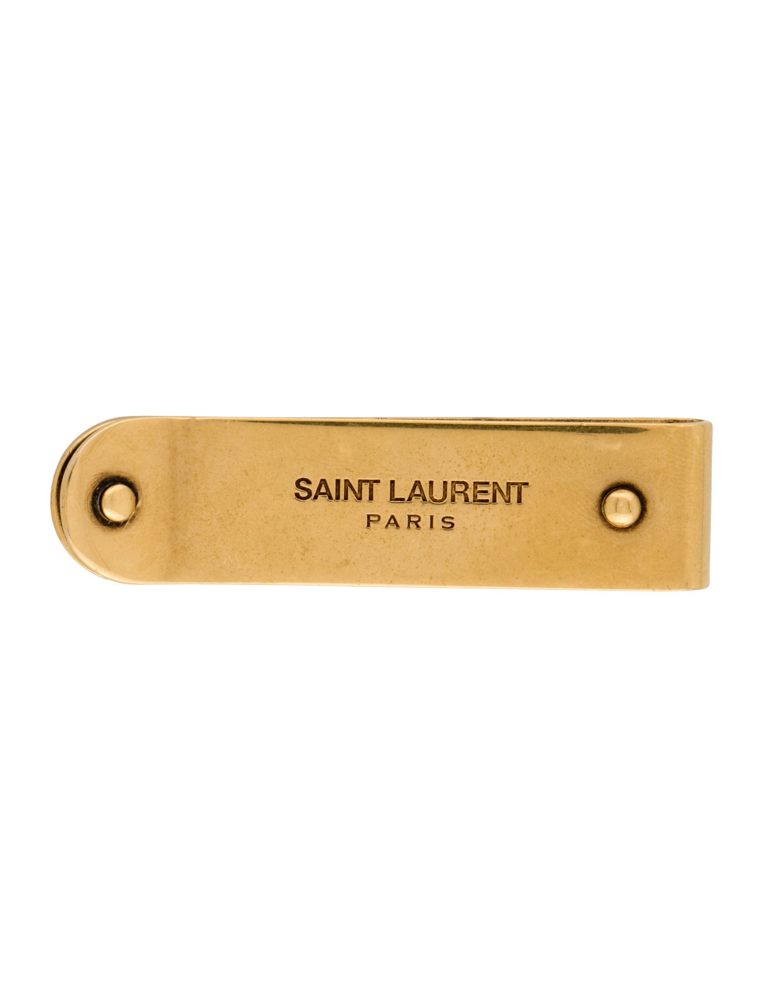 Saint Laurent Men's Metal Money Clip