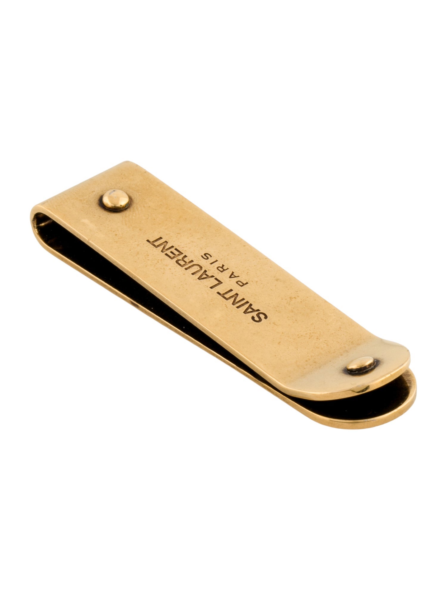 Saint Laurent Men's Metal Money Clip