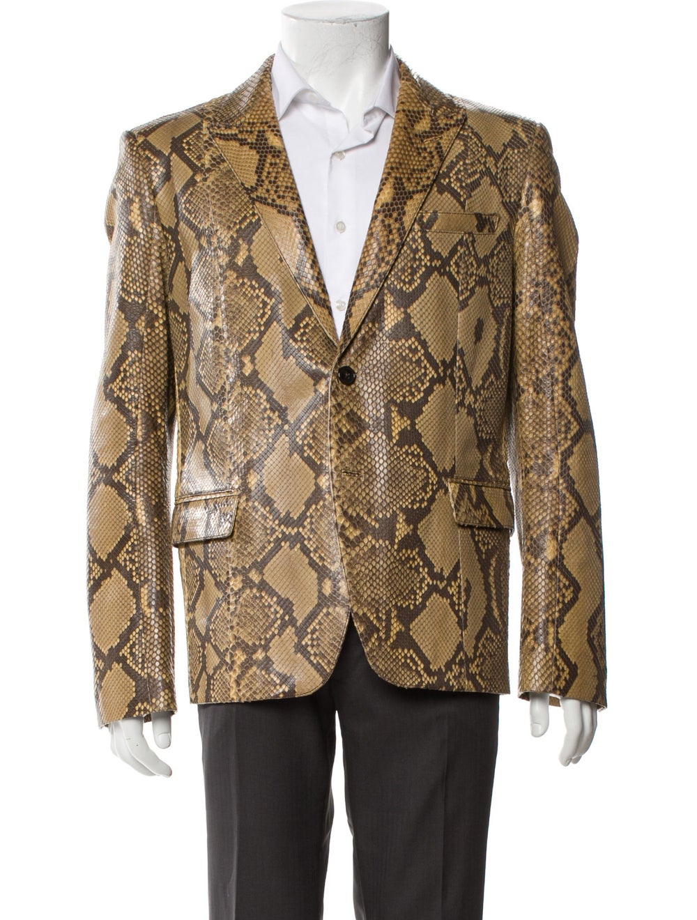 Saint Laurent 2014 Python Blazer - image 1