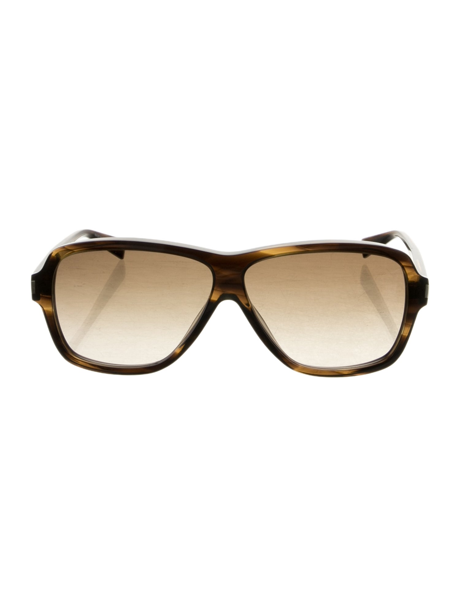 Saint Laurent Square Gradient Sunglasses w/ Tags