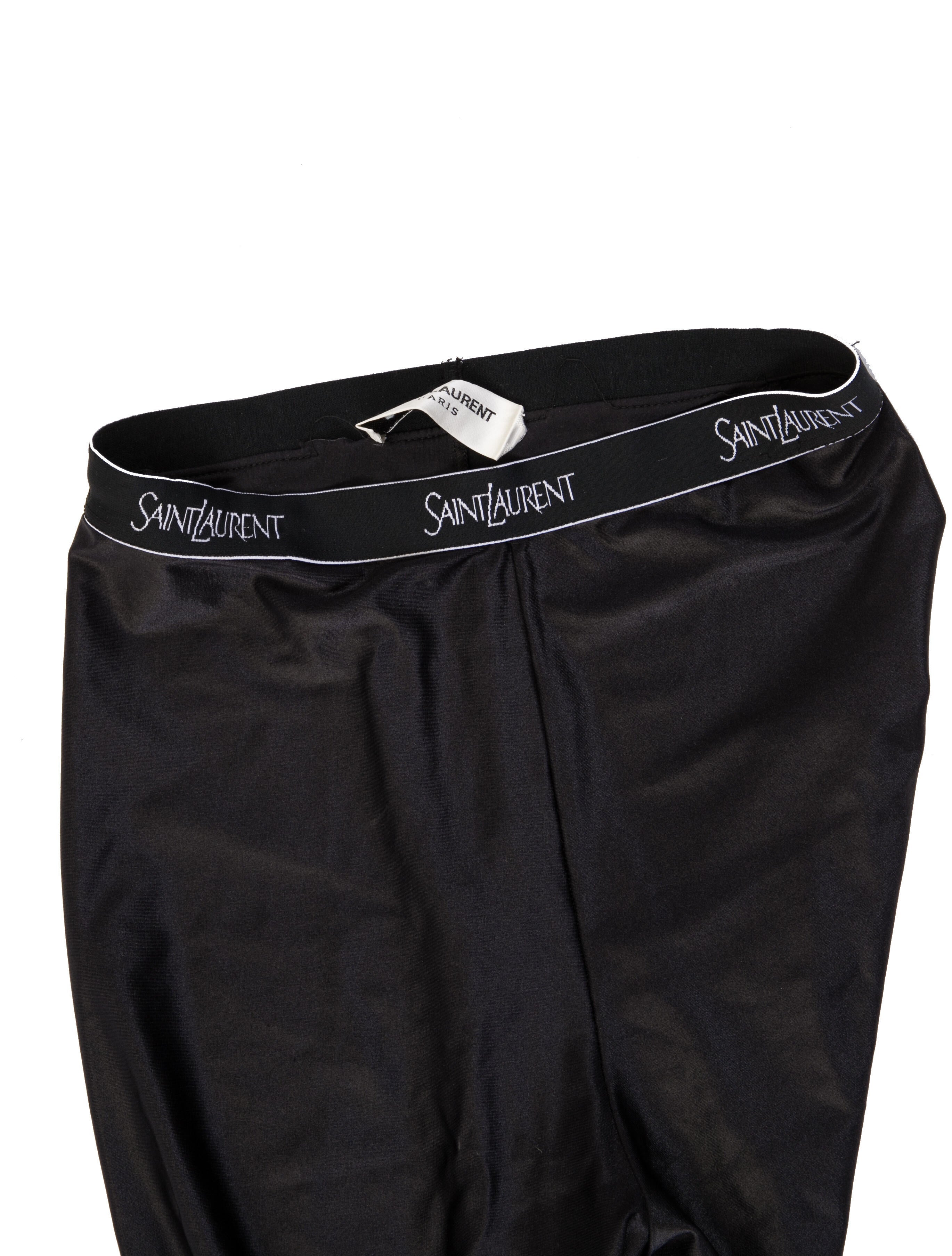 Saint Laurent Logo Tights
