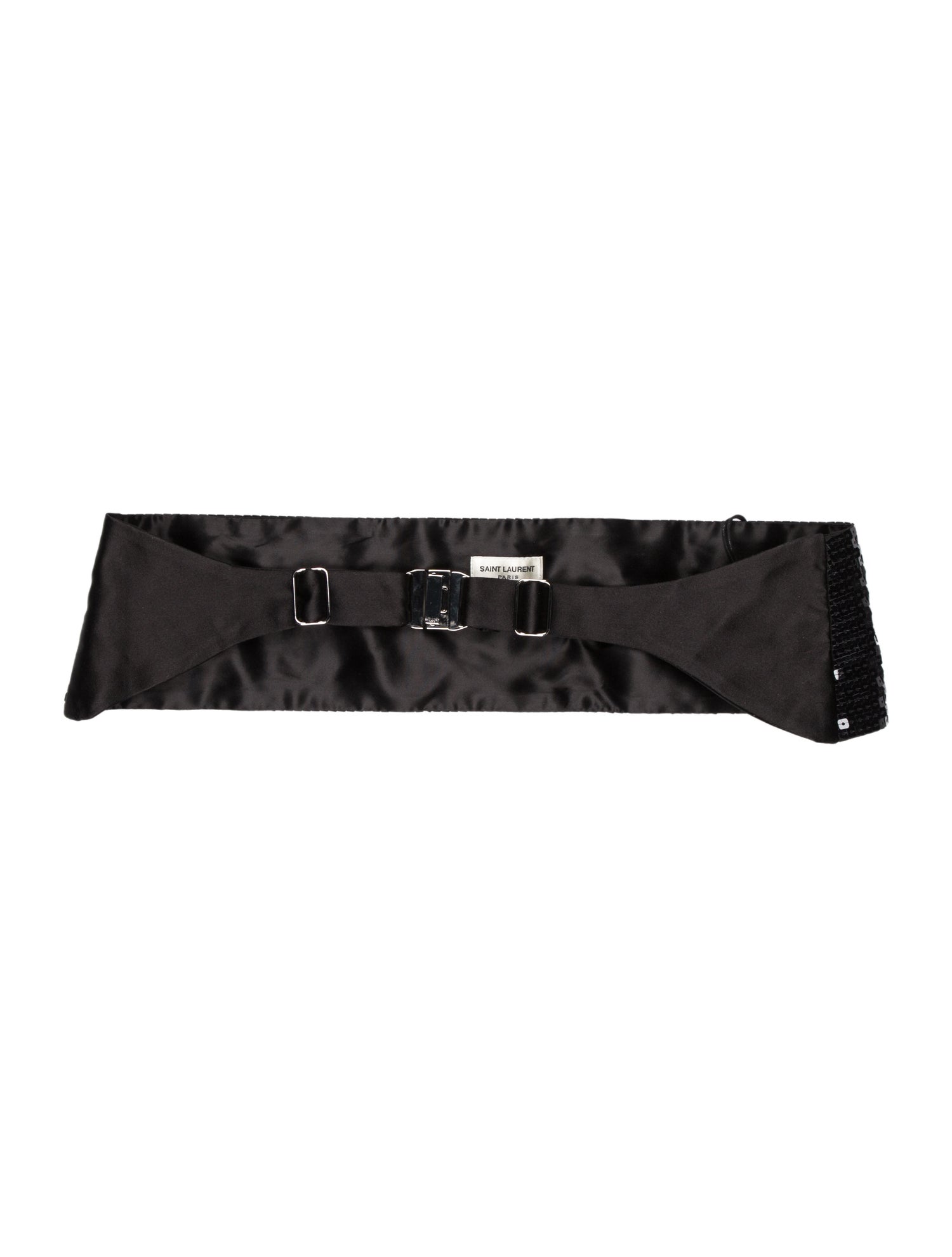 Saint Laurent Silk Embellished Cummerbund