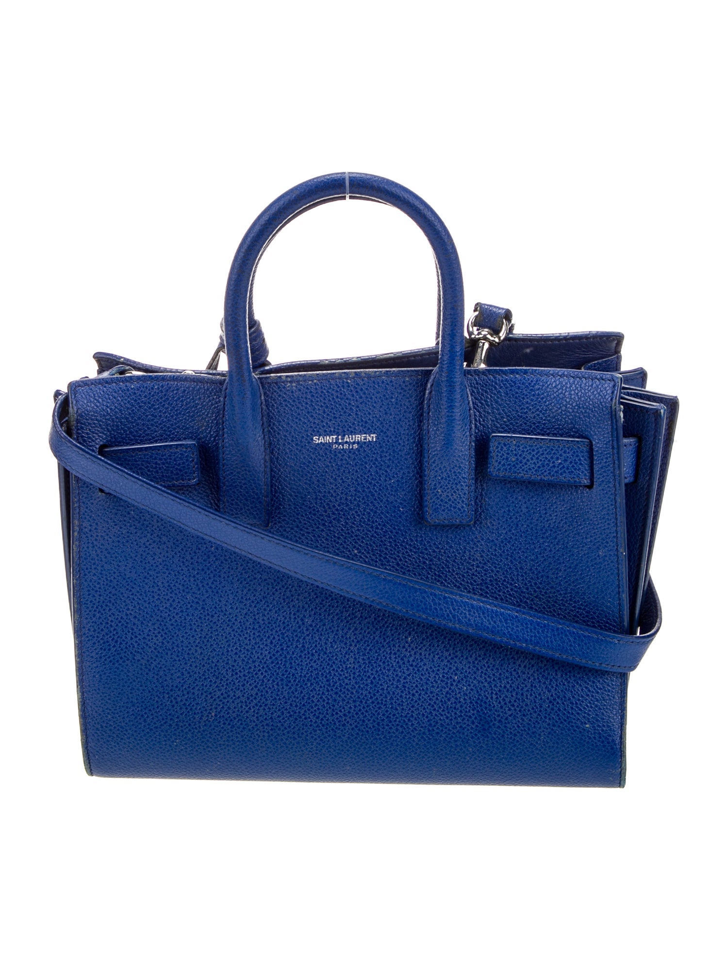 Saint Laurent Leather Sac De Jour Nano