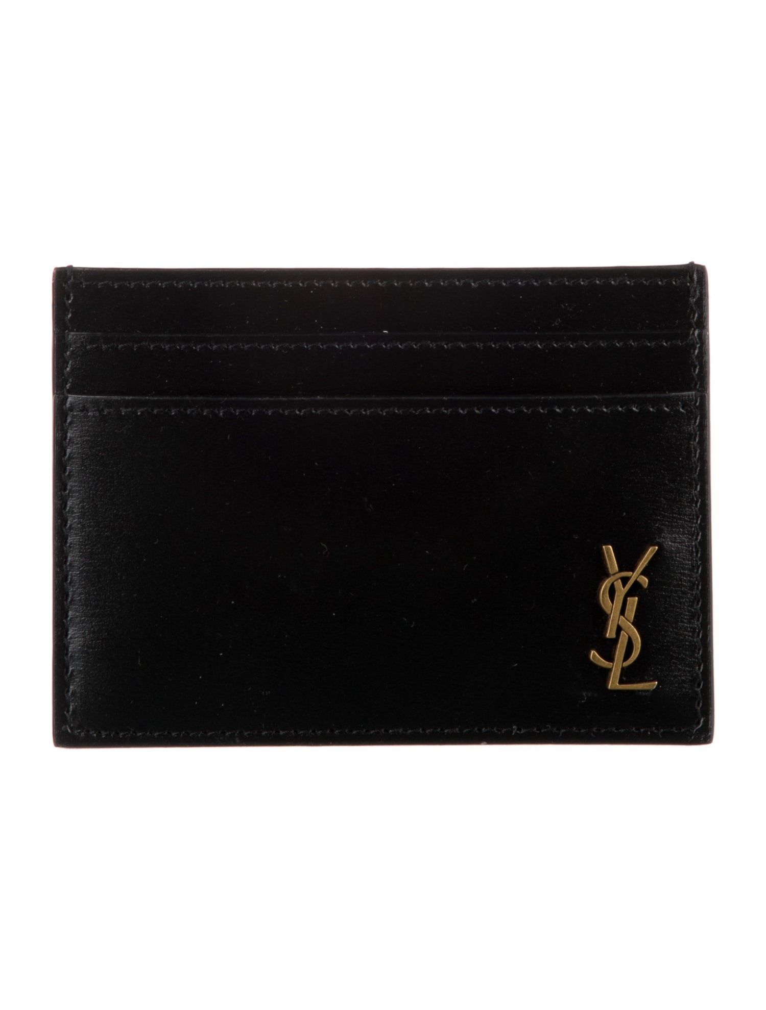 Saint Laurent Leather Card Holder