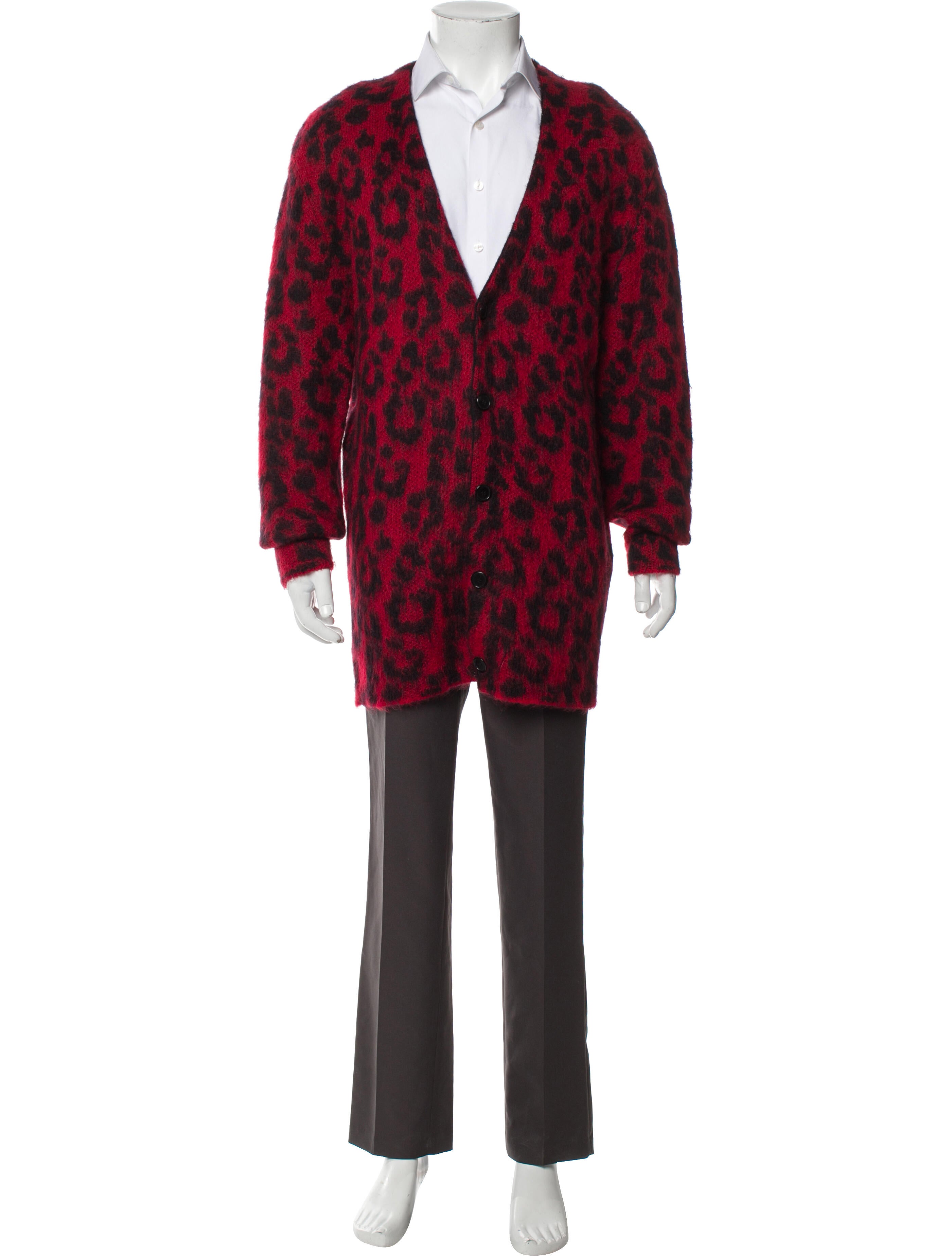 Saint Laurent 2013 Animal Print Cardigan